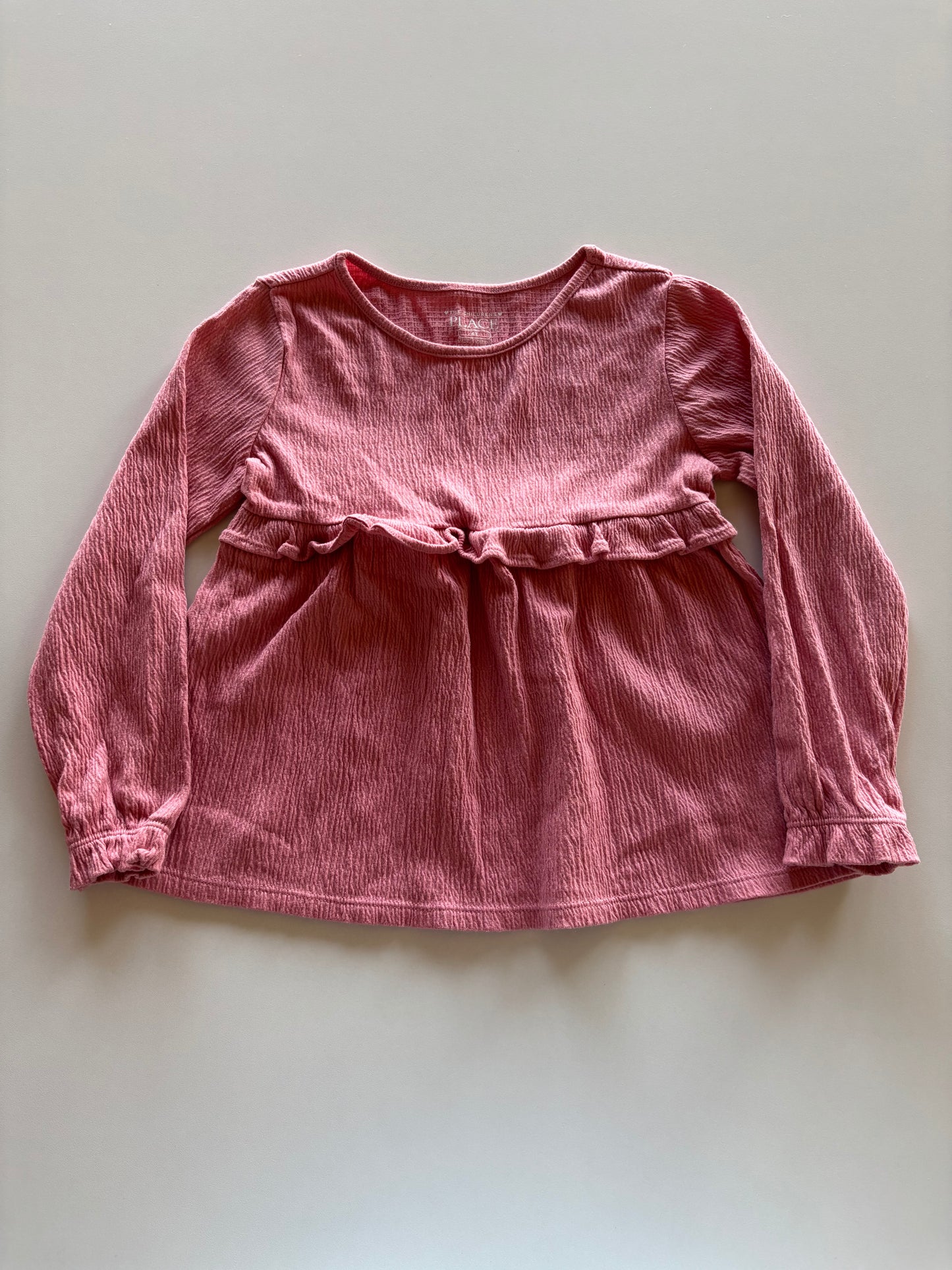 Textured Dusty Rose Shirt