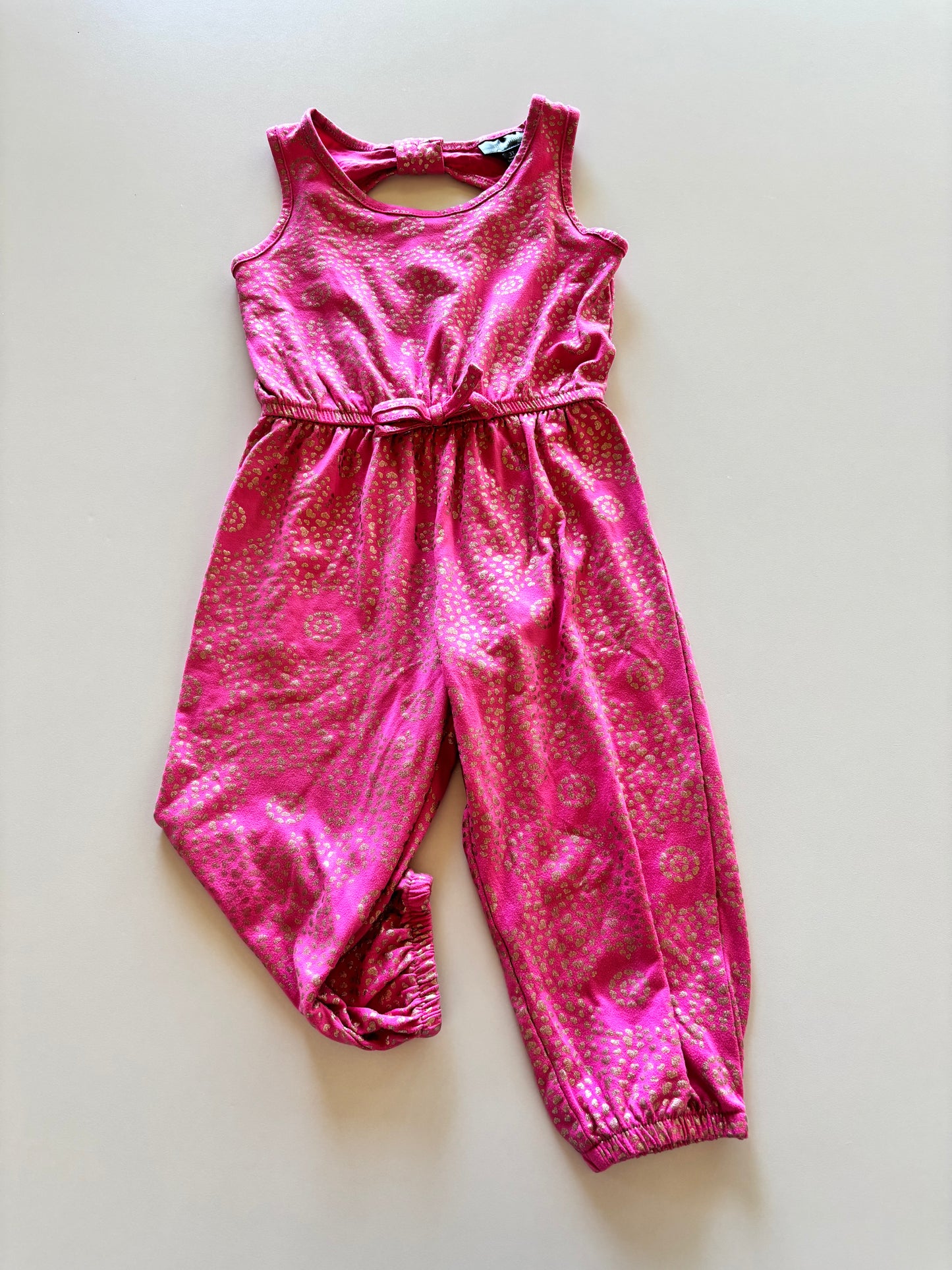 Pink & Gold Romper