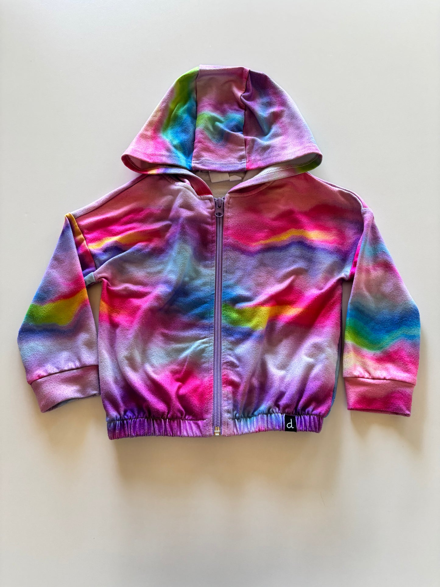 Rainbow Zip Up Hoodie