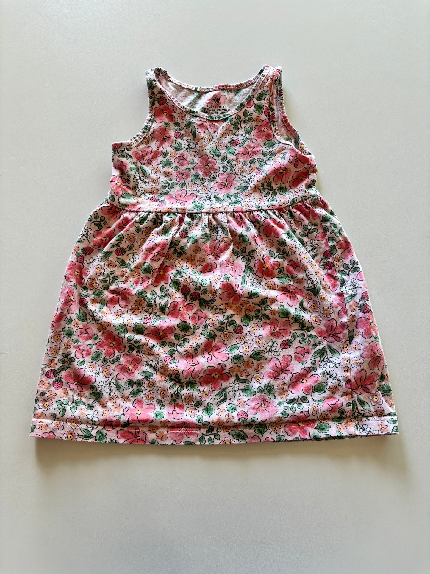 Pink Floral Dress