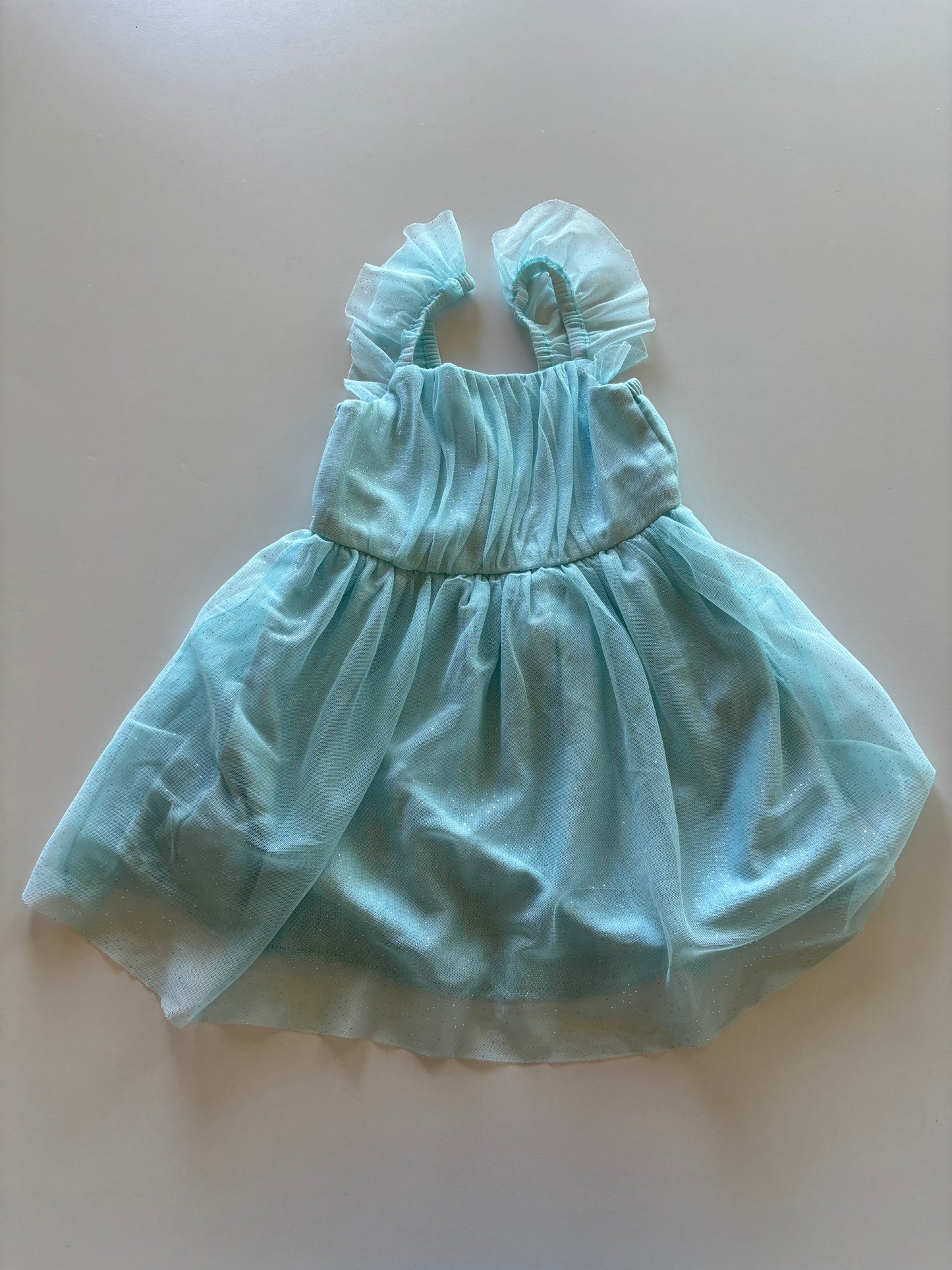 Blue Sparkle Tulle Dress