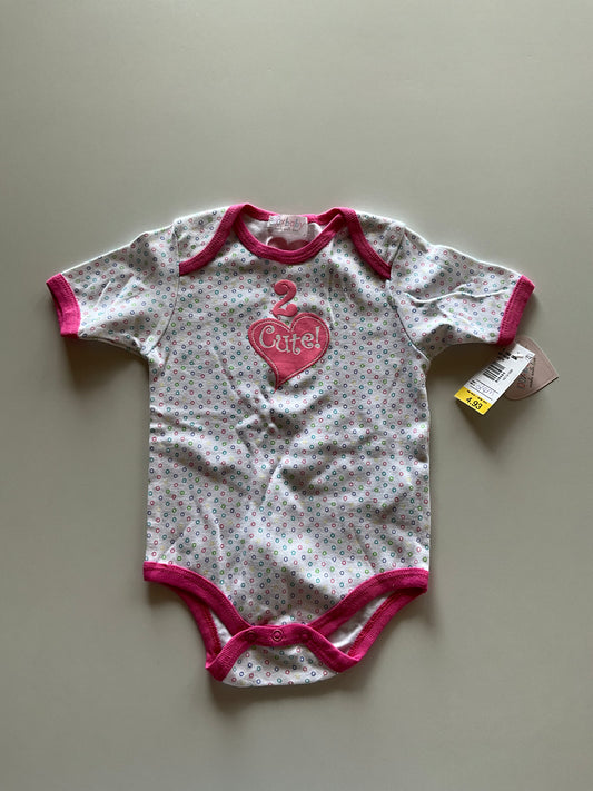 BNWT White 2 Cute Onesie
