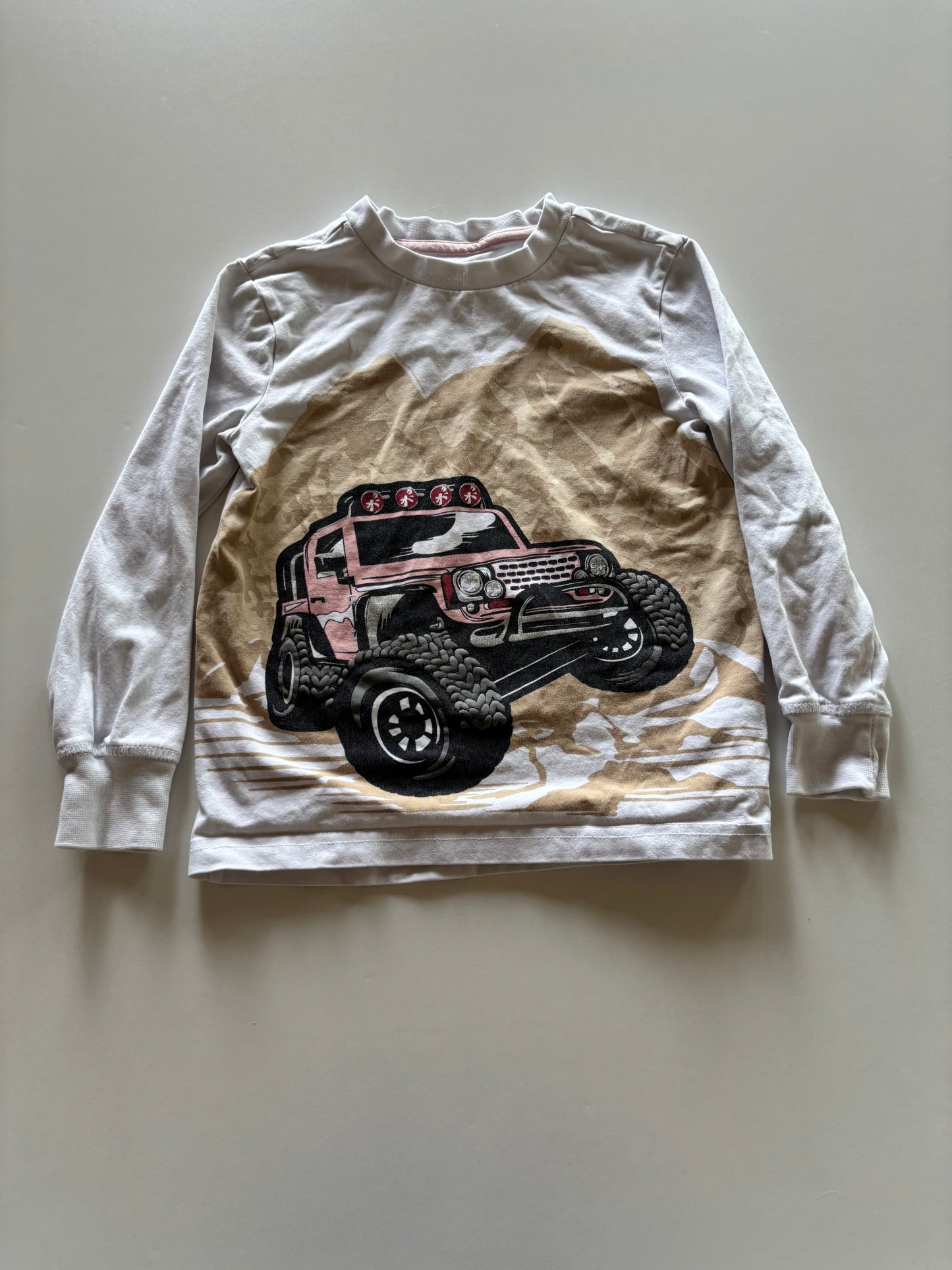 White Pink Jeep Shirt