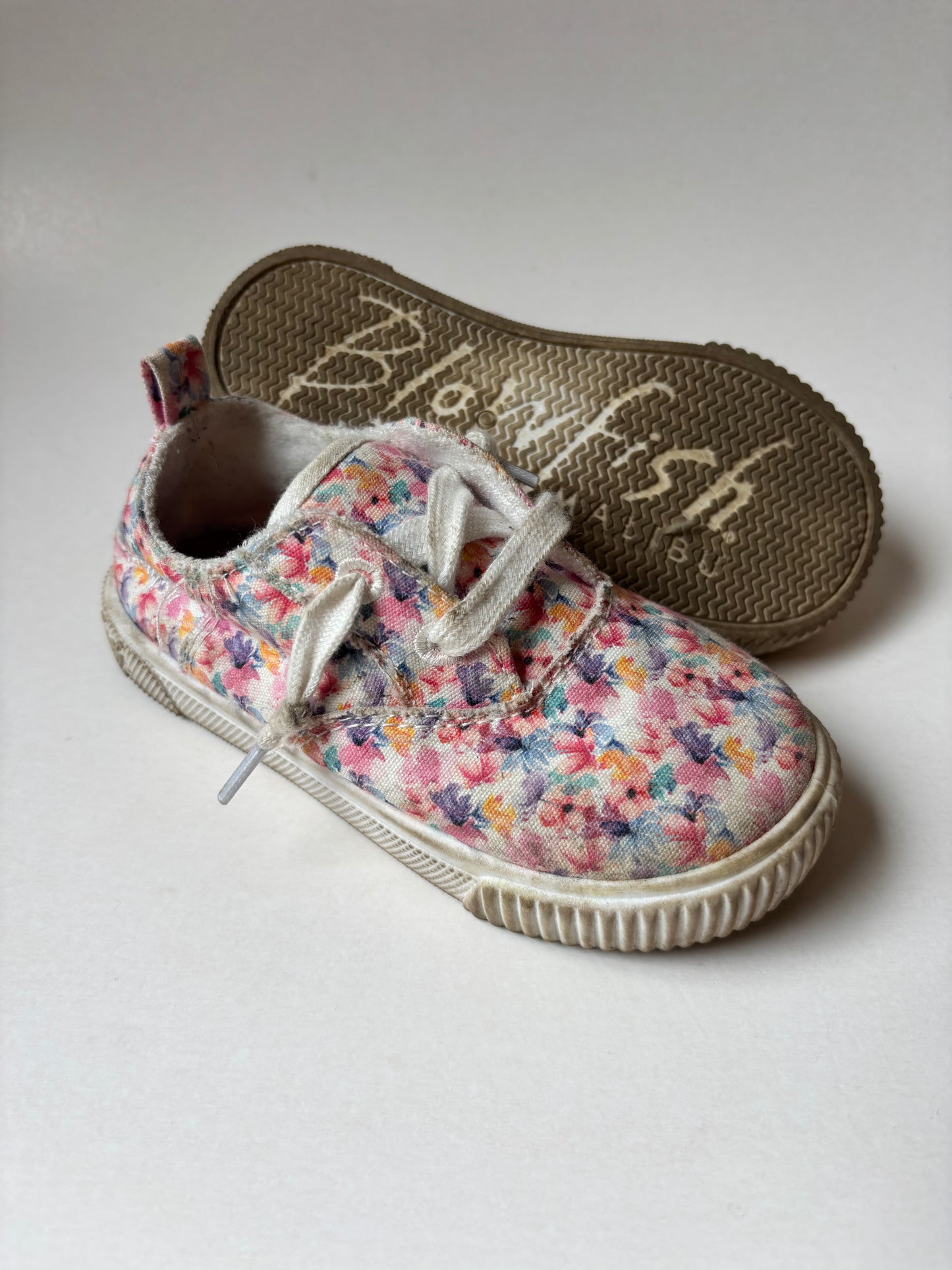 Floral Pull On Sneakers