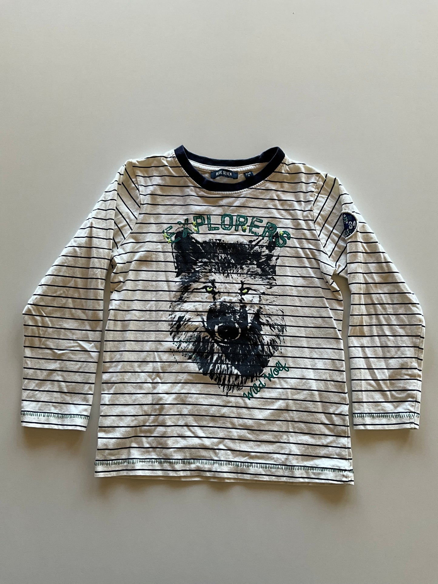 Striped Explorers Wild Wolf Shirt