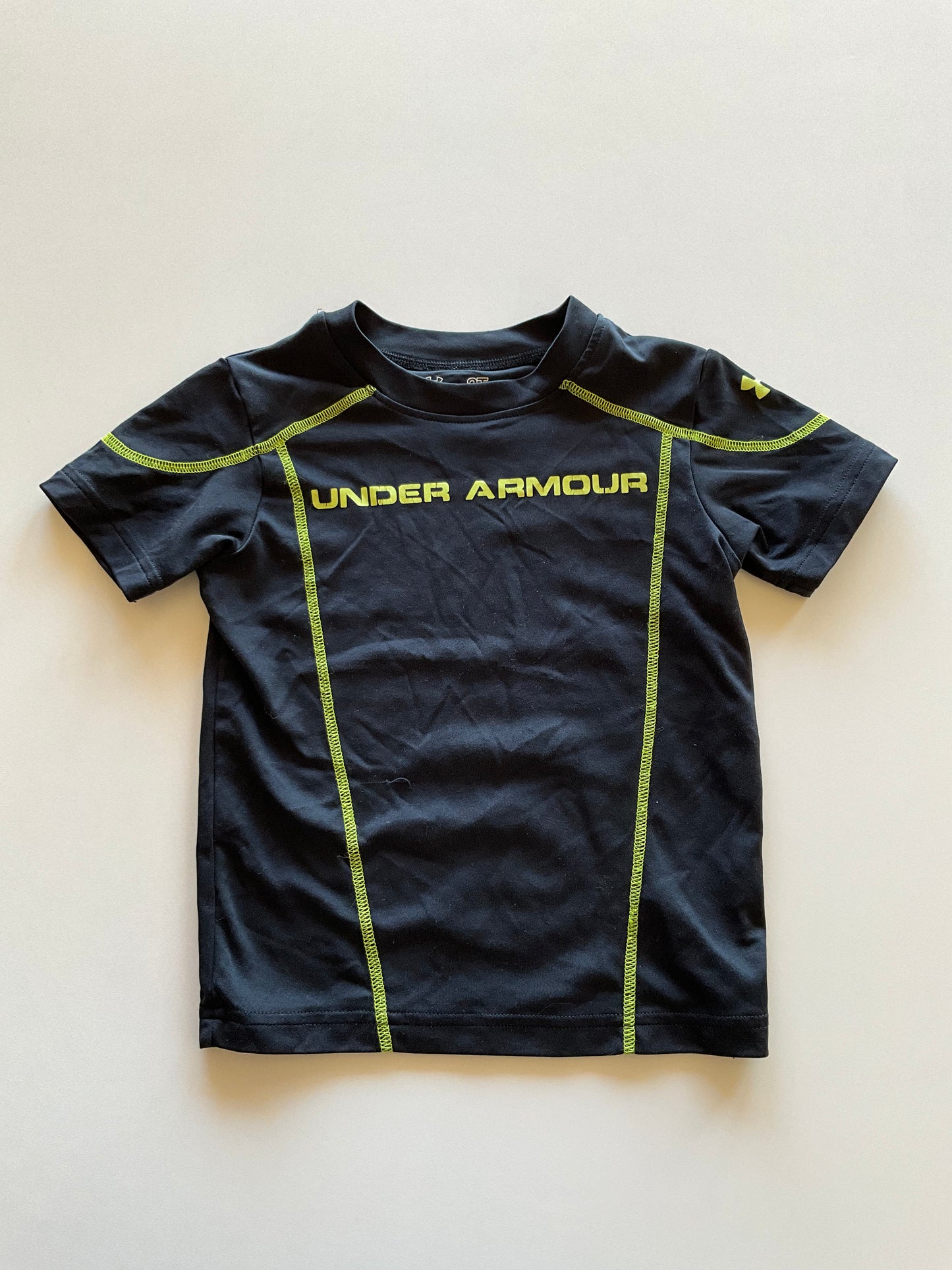Black & Yellow UA Rash Guard