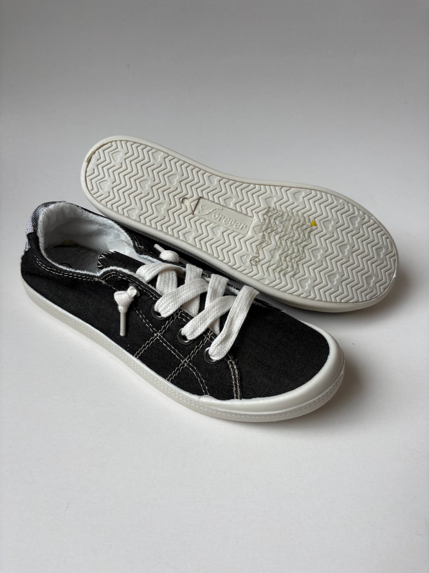 BNIB Black Slip On Sneakers