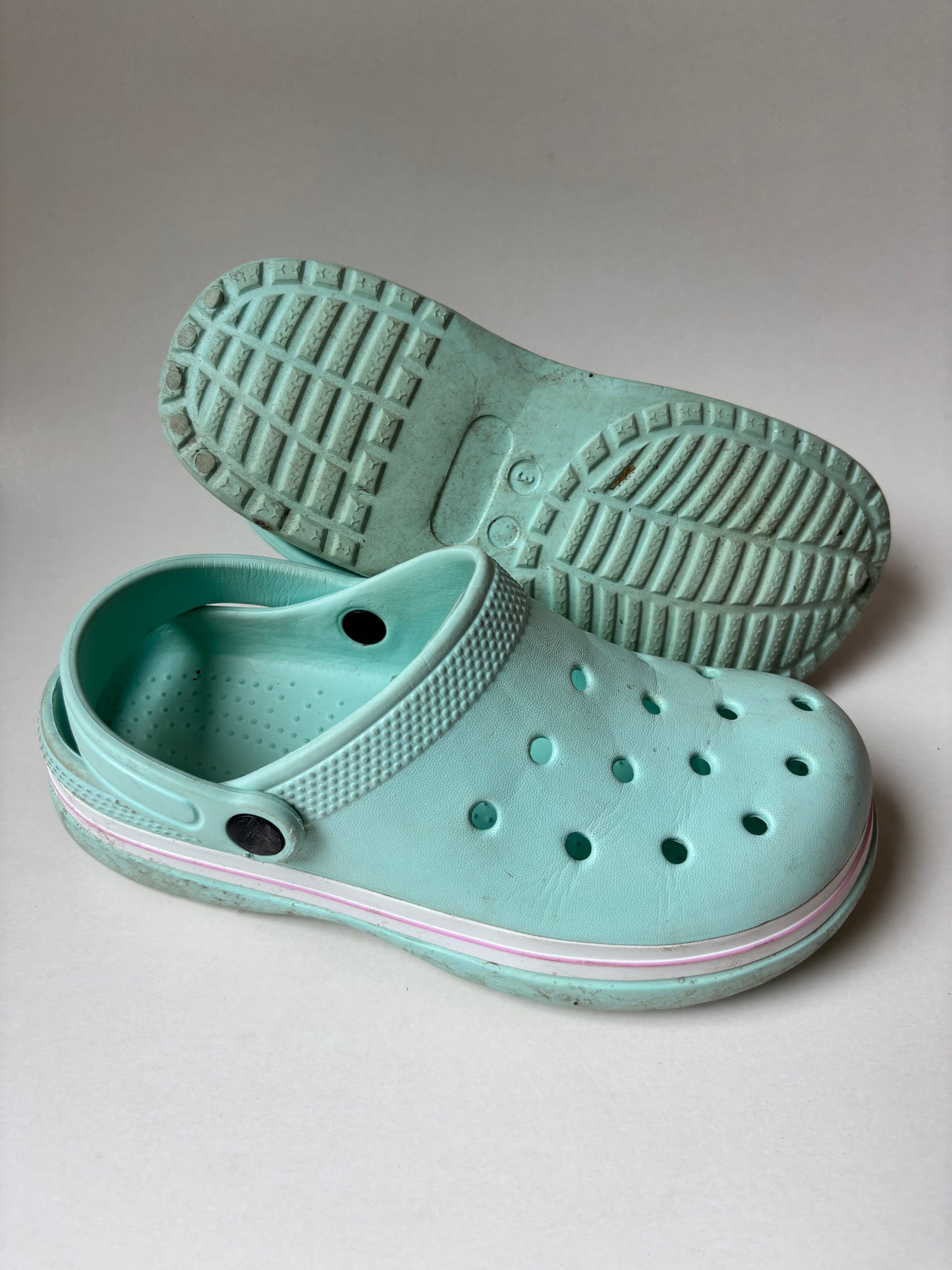 Mint Blue Foam Shoes