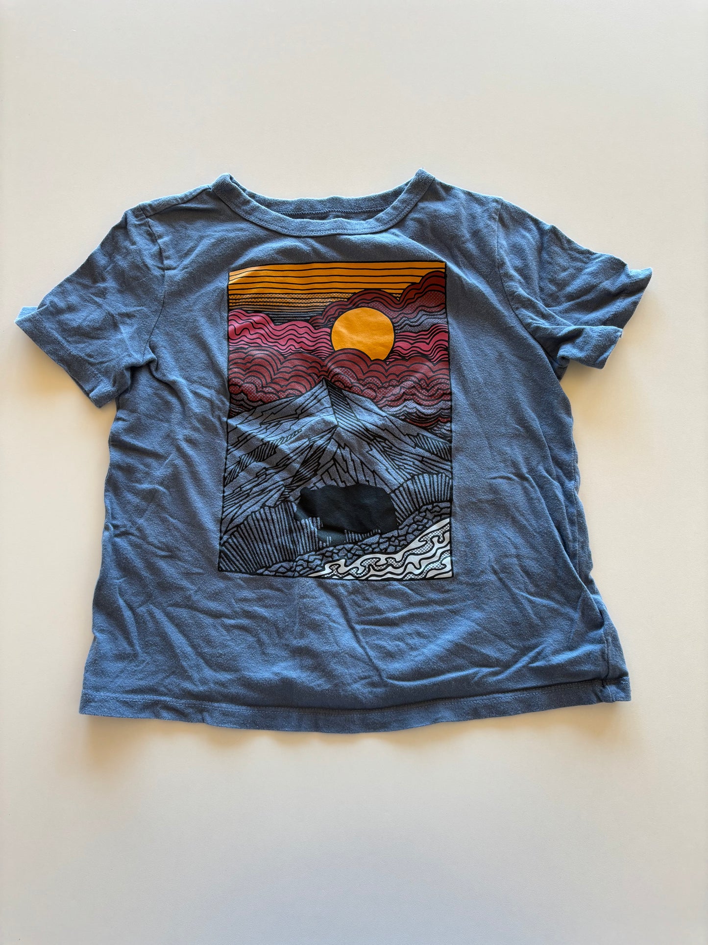 Blue Bear & Mountain Tee