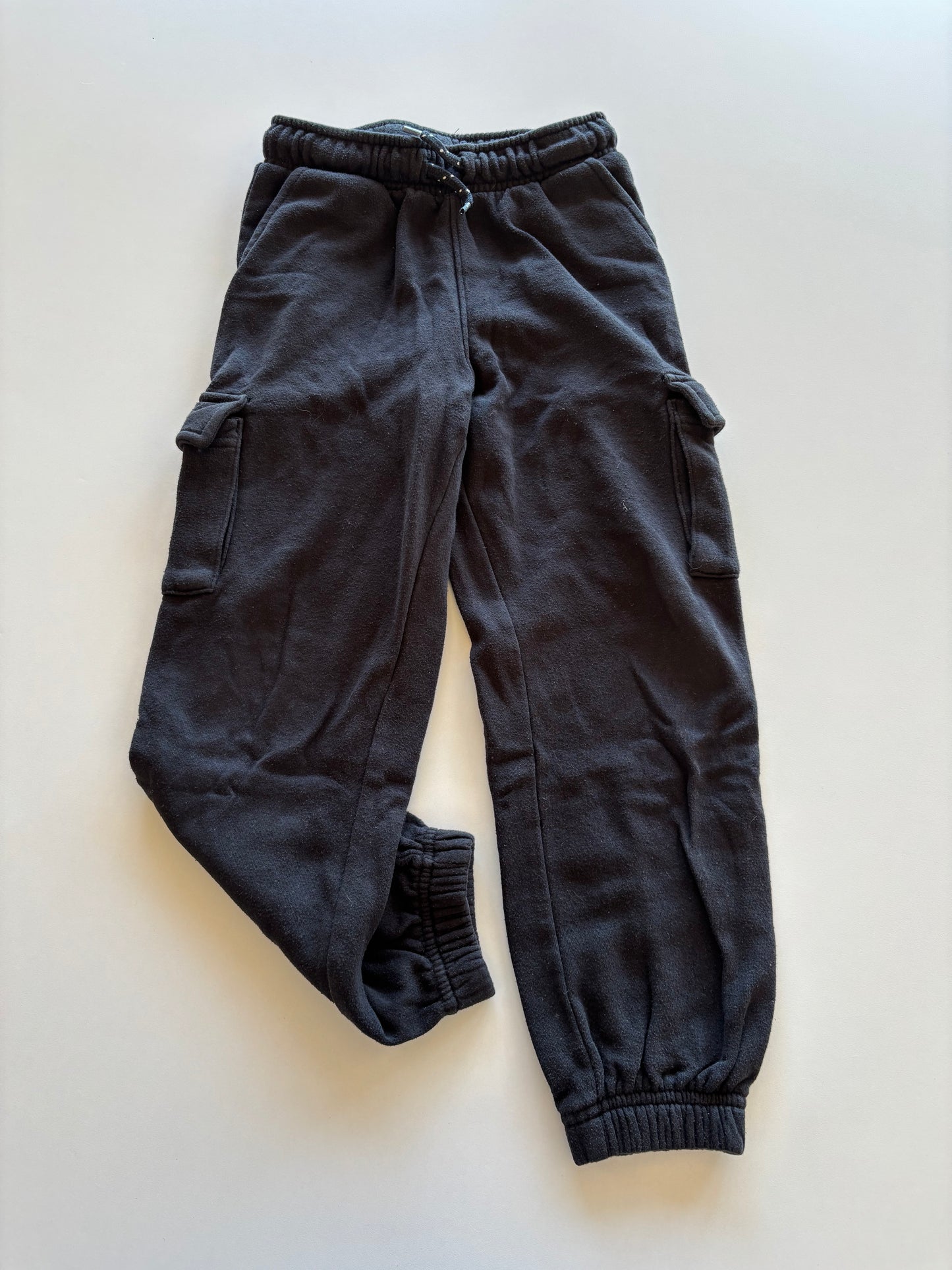 Black Cargo Sweats