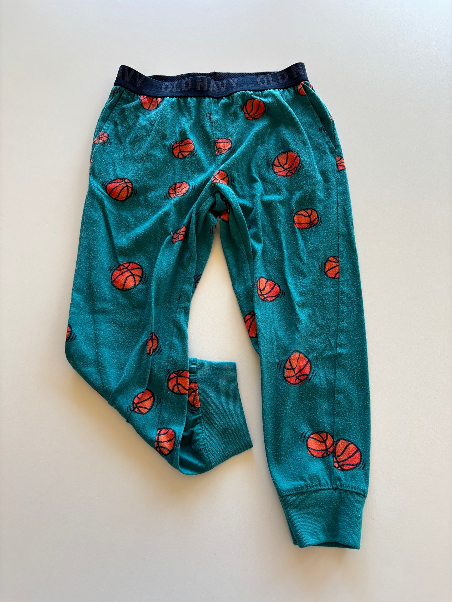 Turquoise Basketball Pajama Pants