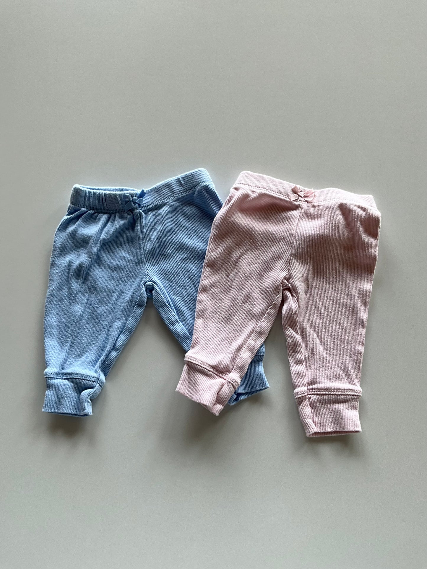 2 Pairs of Ribbed Pants