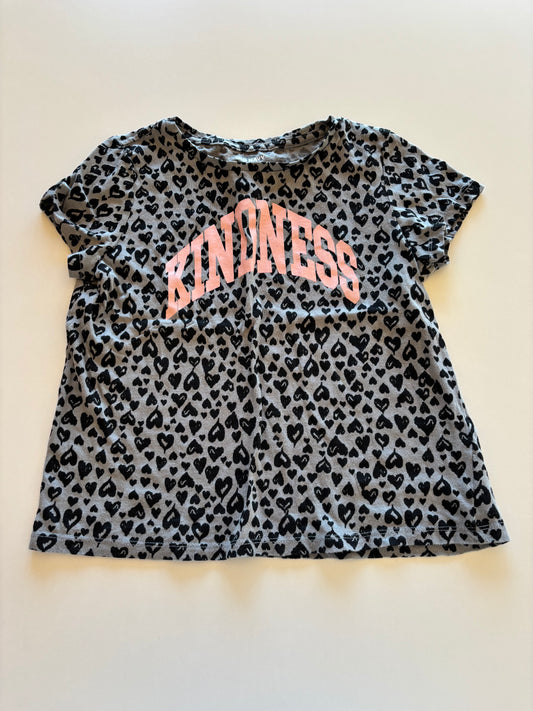 Boxy Grey Heart Kindness Tee