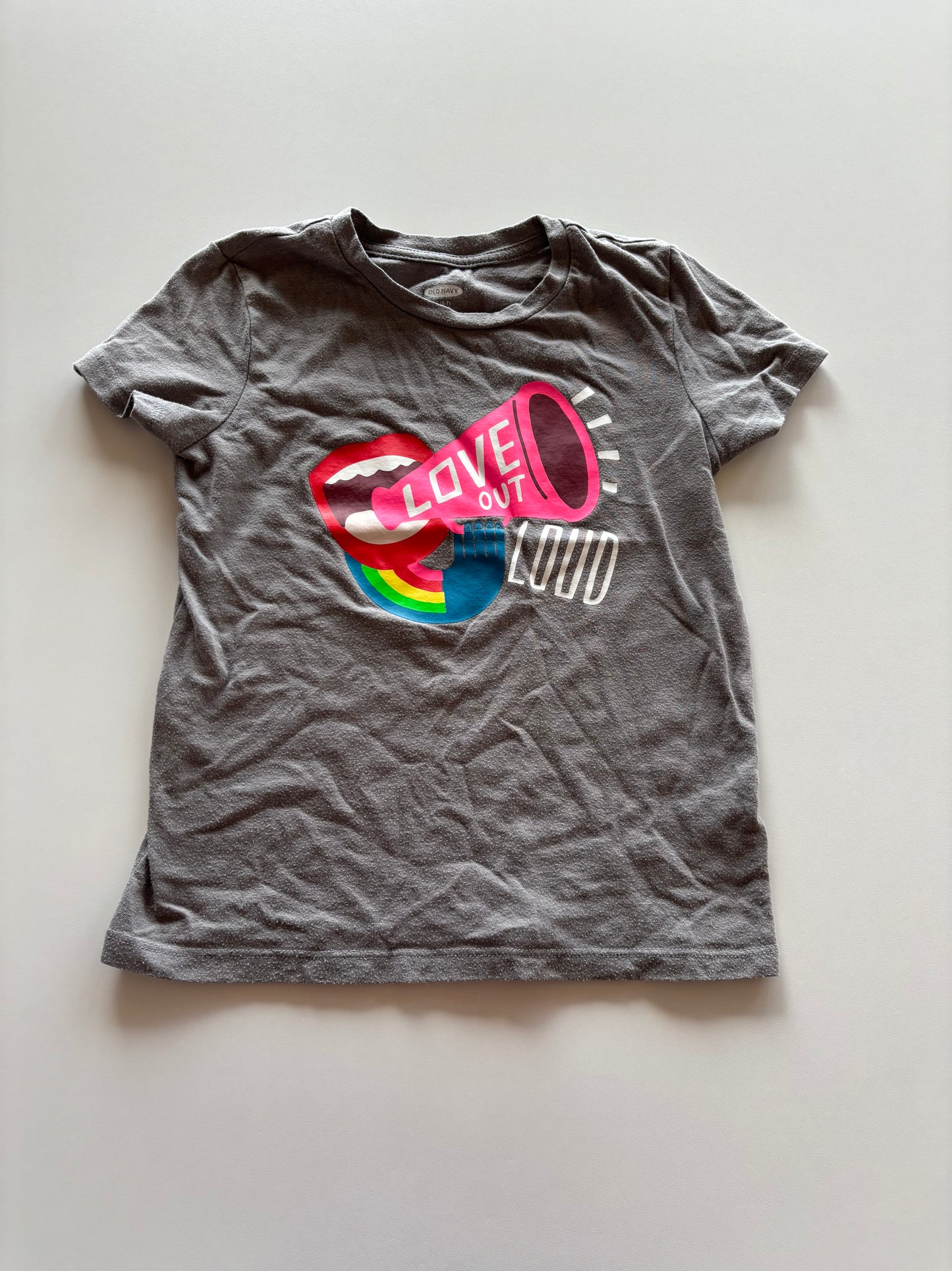 Grey Love Out Loud Pride Shirt