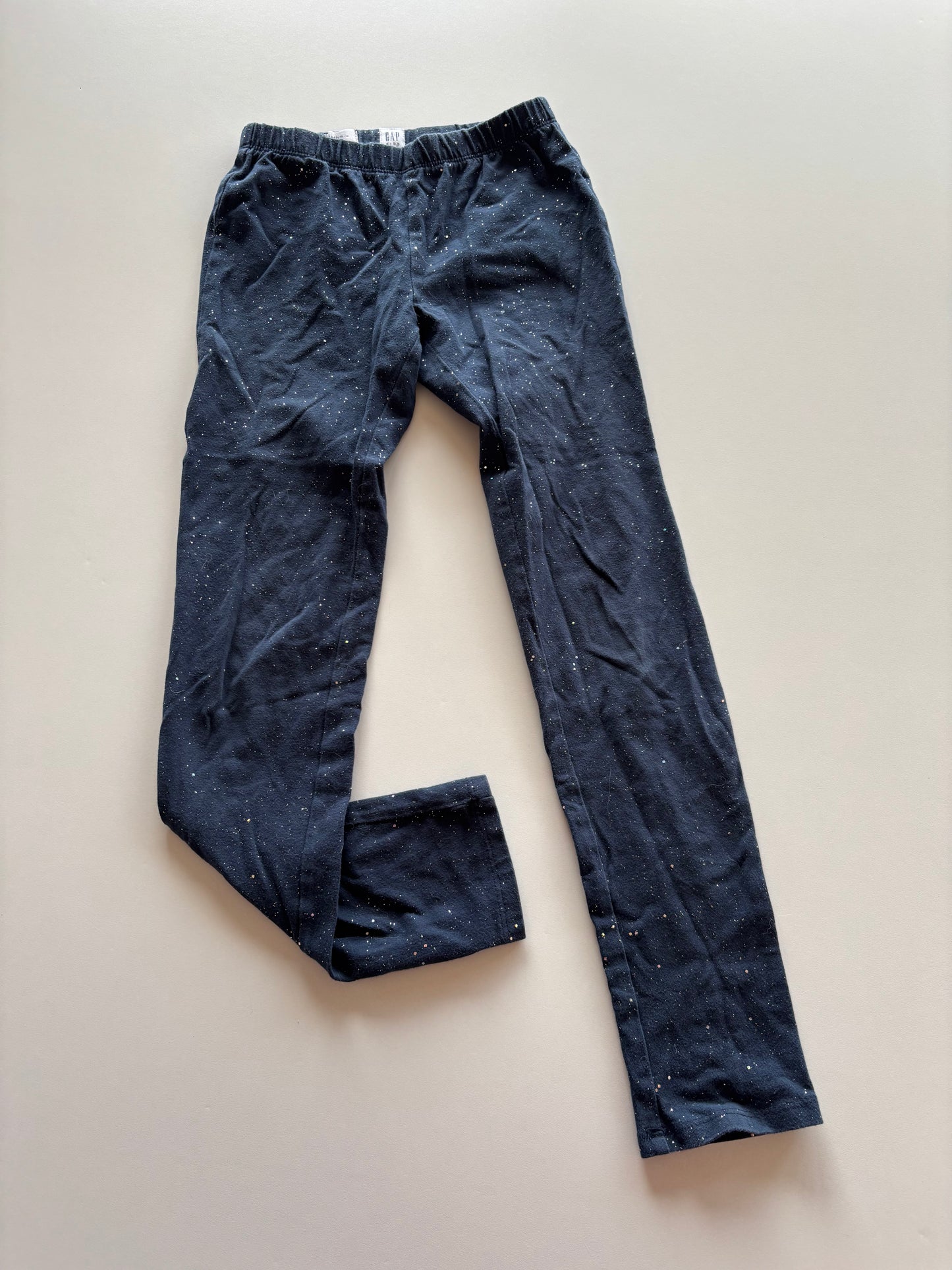 Navy Glitter Leggings