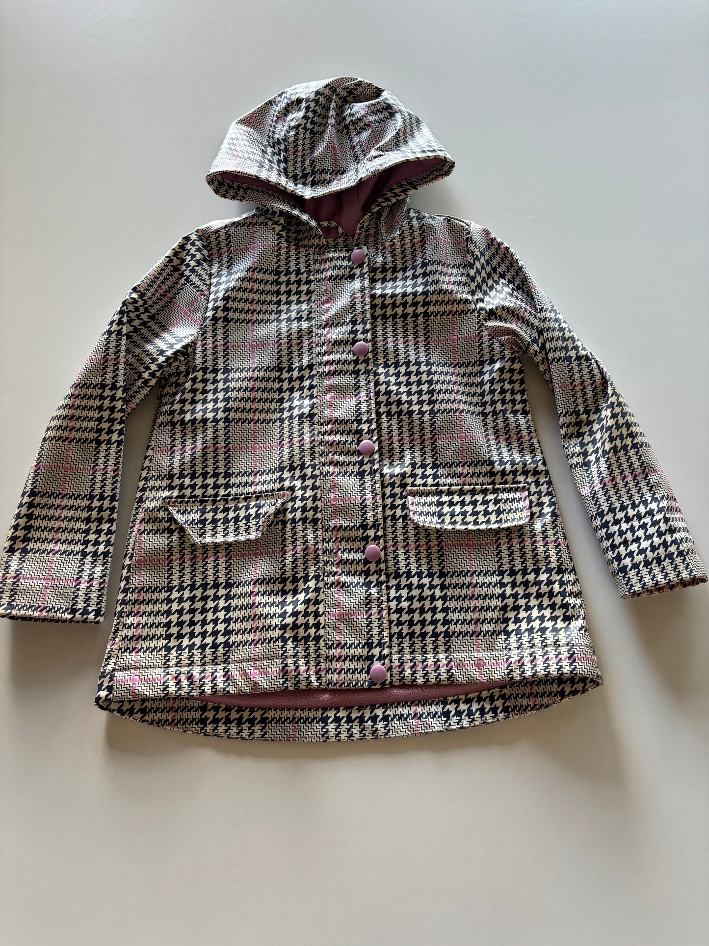 Houndstooth Rain Jacket
