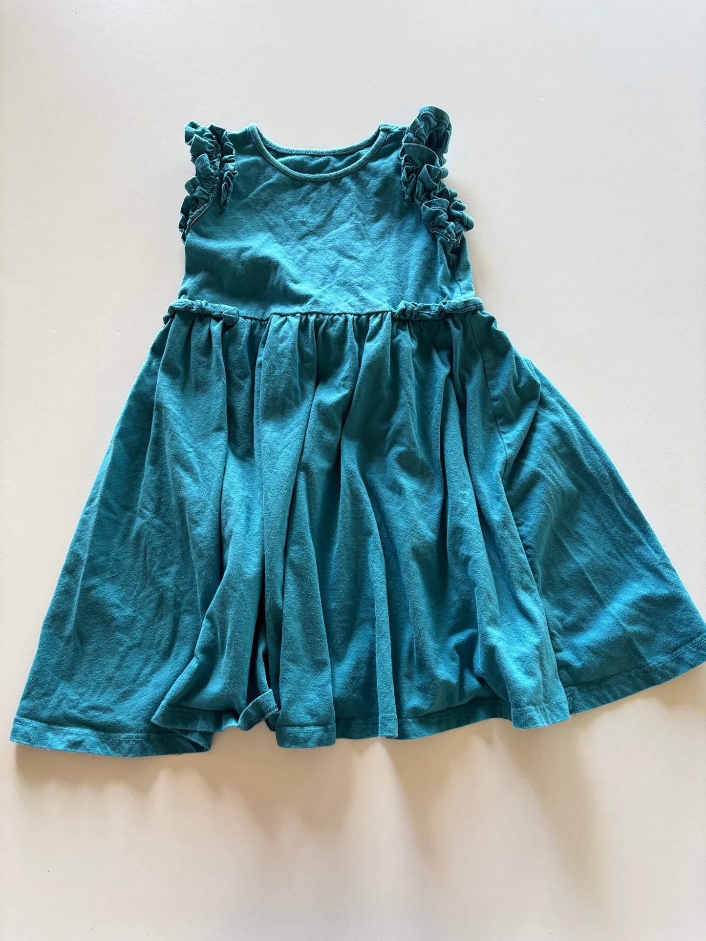 Turquoise Ruffle Dress