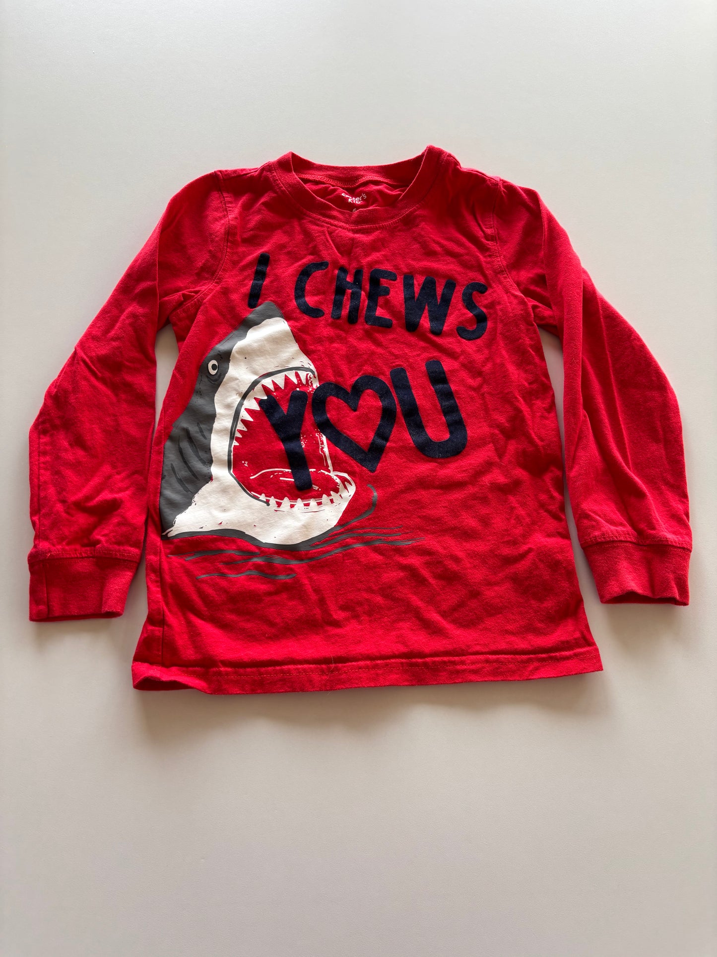 Red Shark Valentine's Shirt