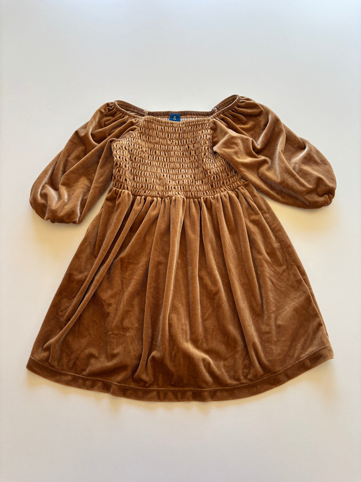 Brown Velour Dress