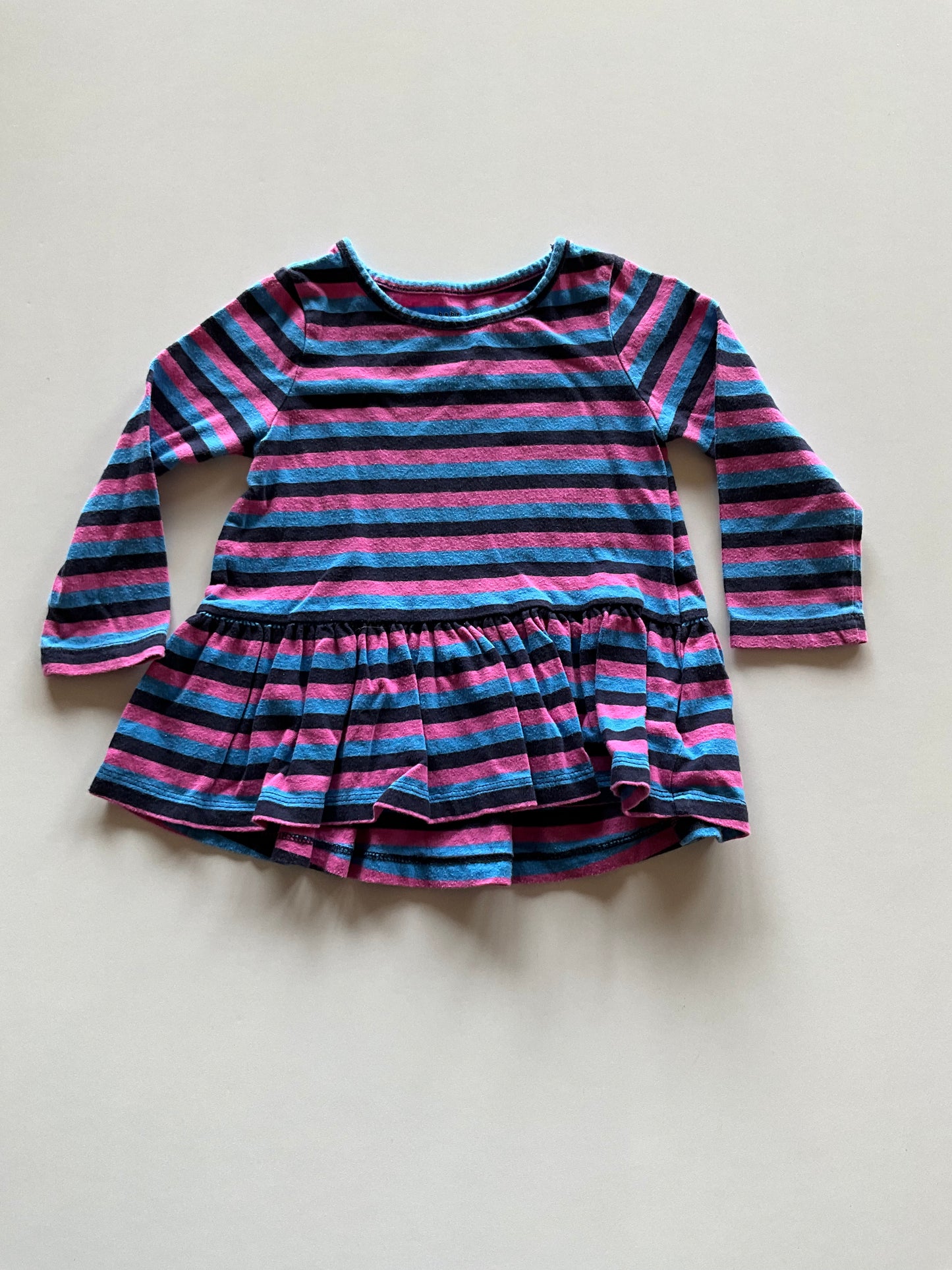 Blue & Pink Striped Shirt