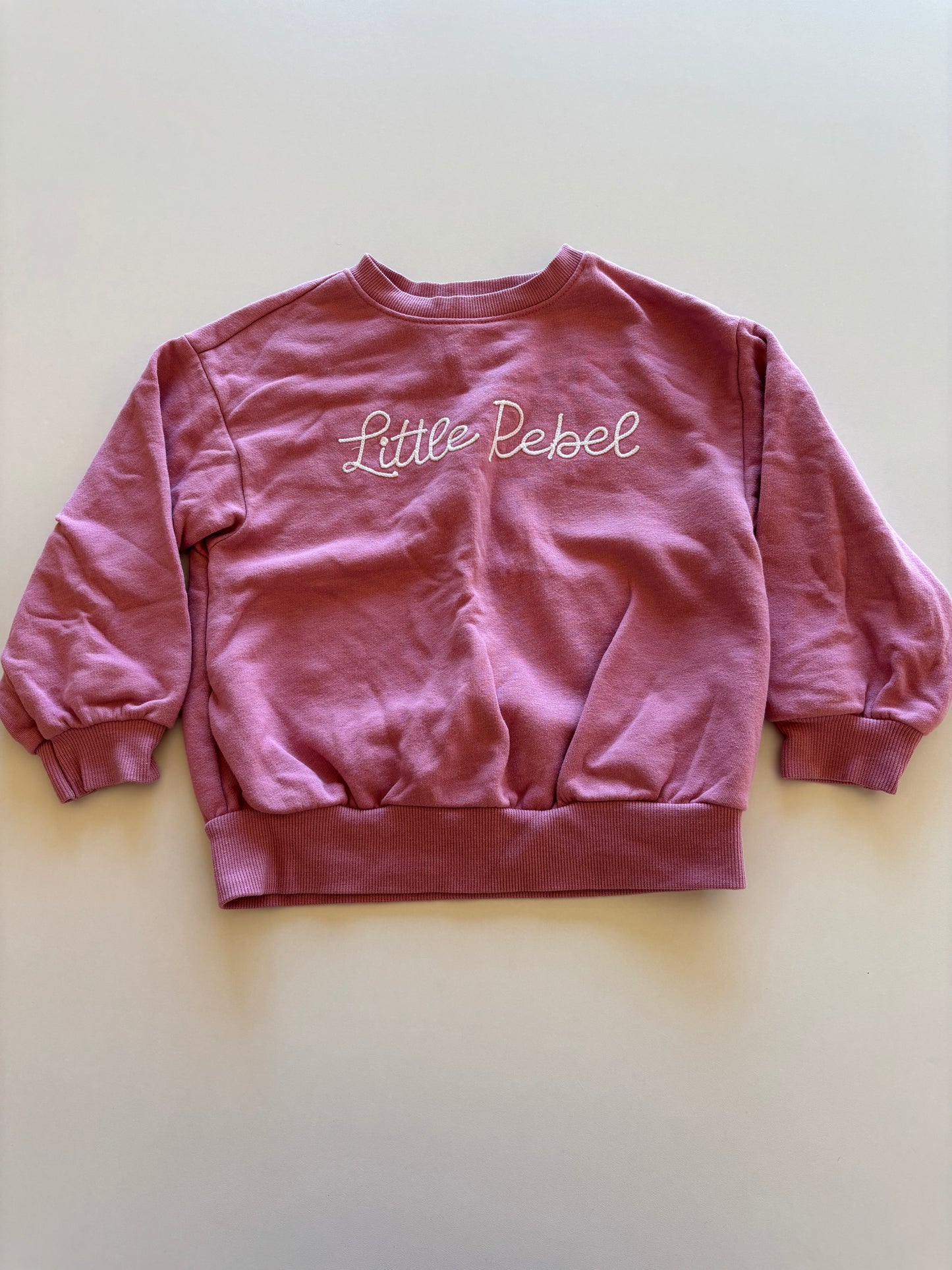 Pink Little Rebel Crewneck