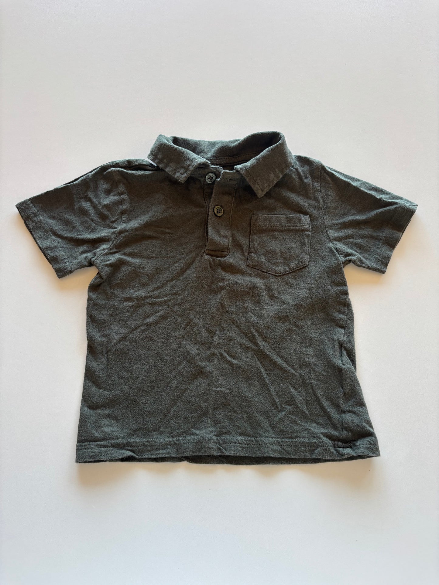 Olive Polo Tee