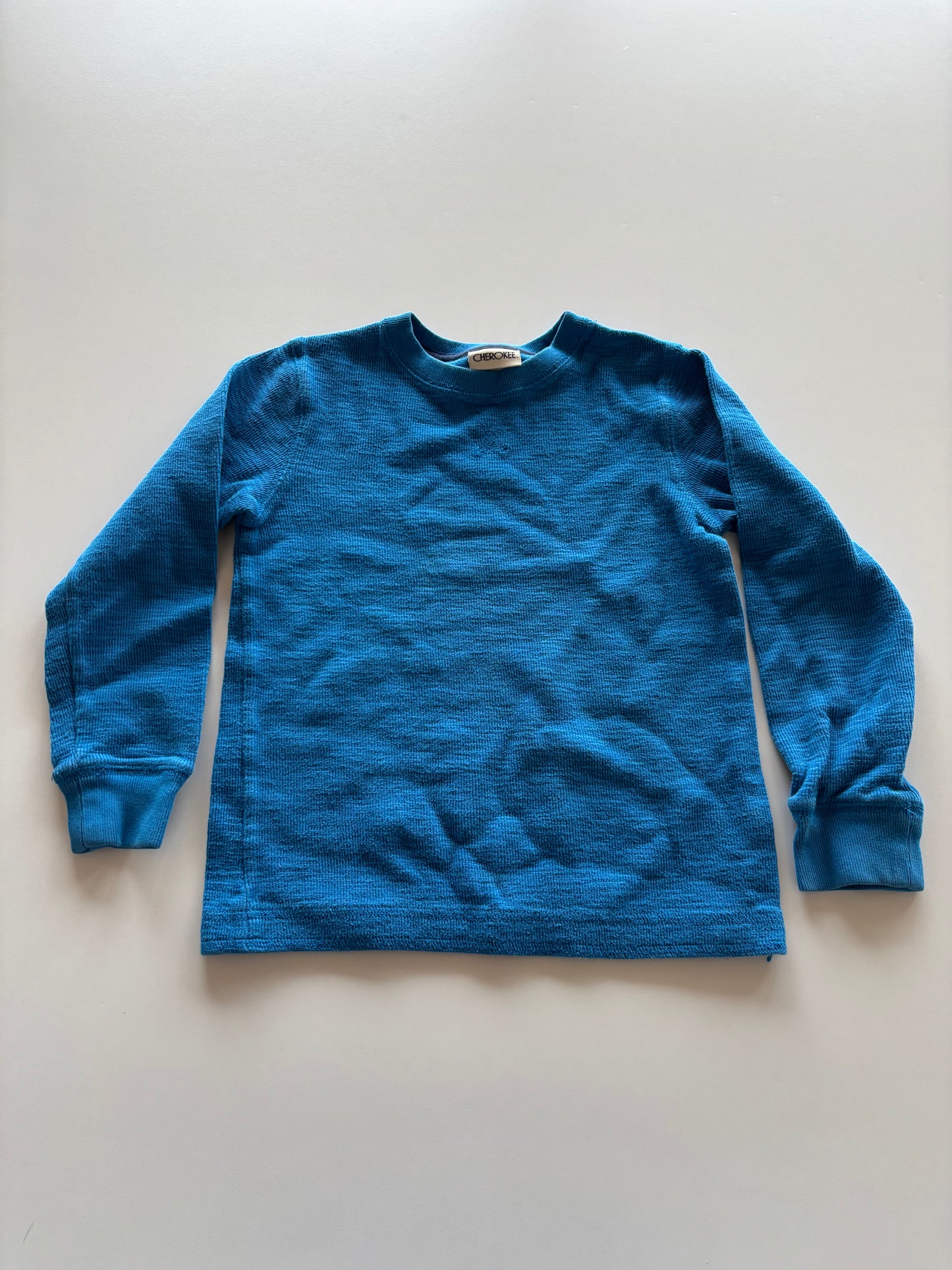 Blue Textured Shirt