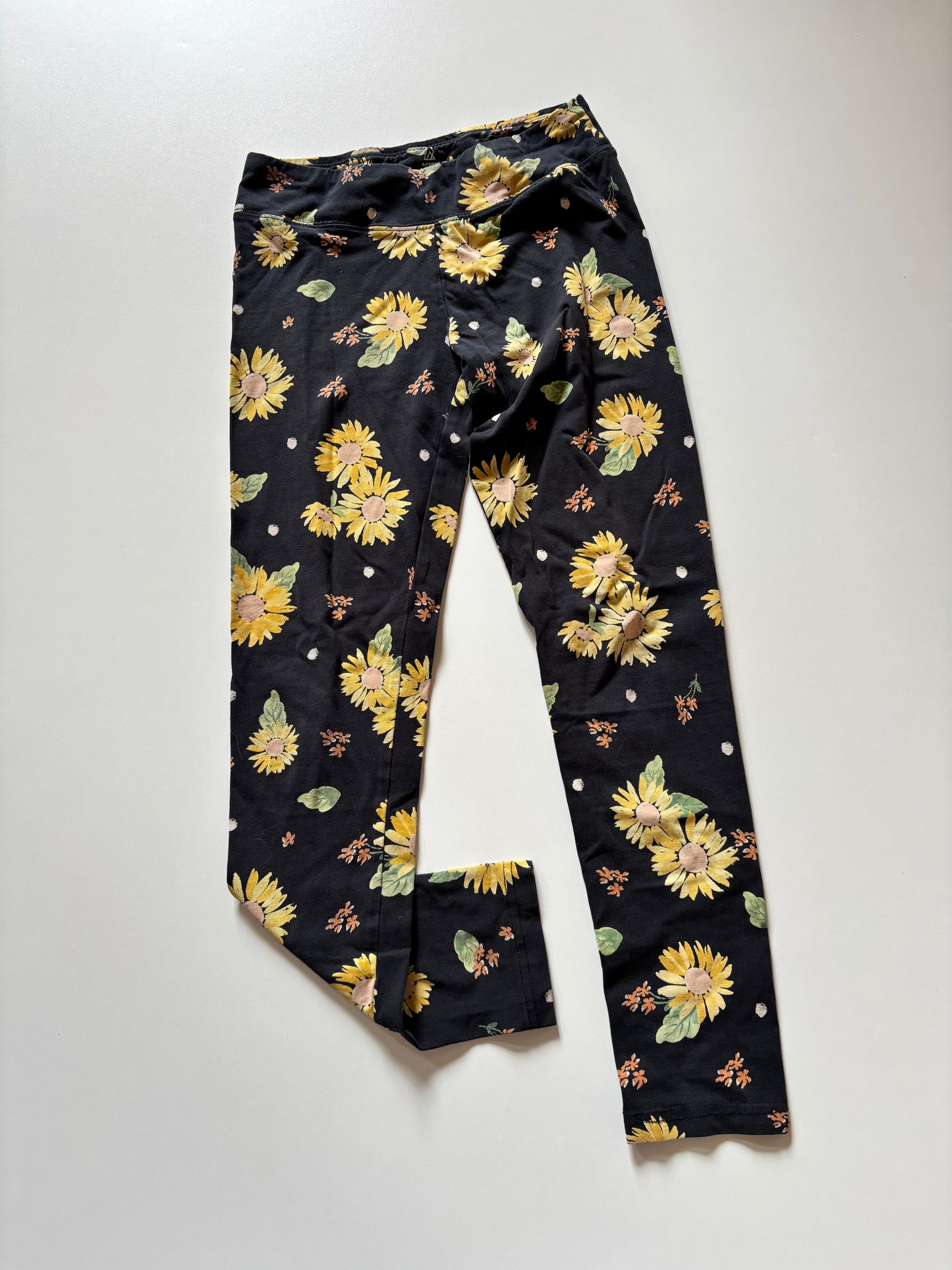 Black Sunflower Leggings