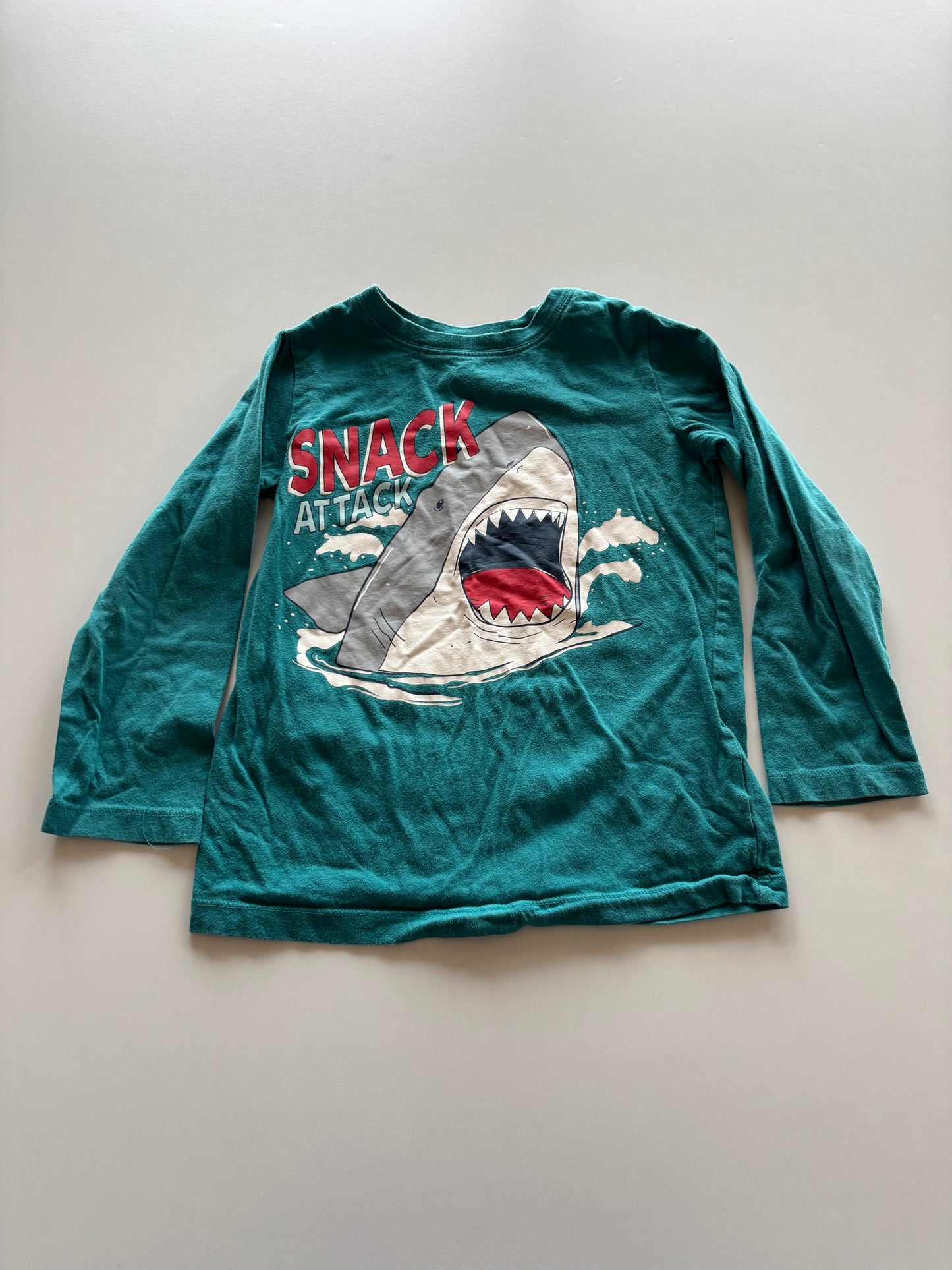 Teal Shark Snack Attack Shirt