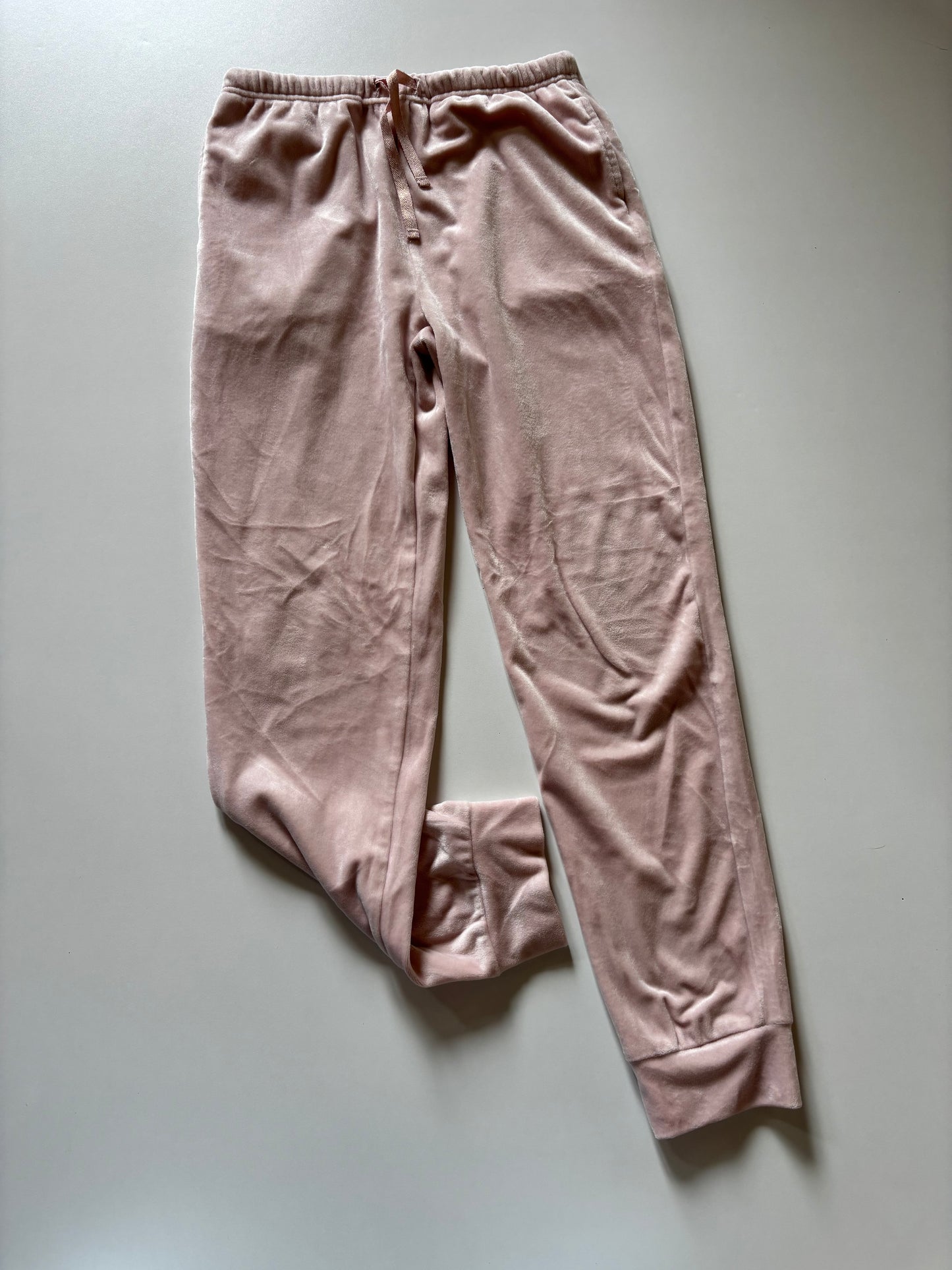 Light Pink Velour Joggers