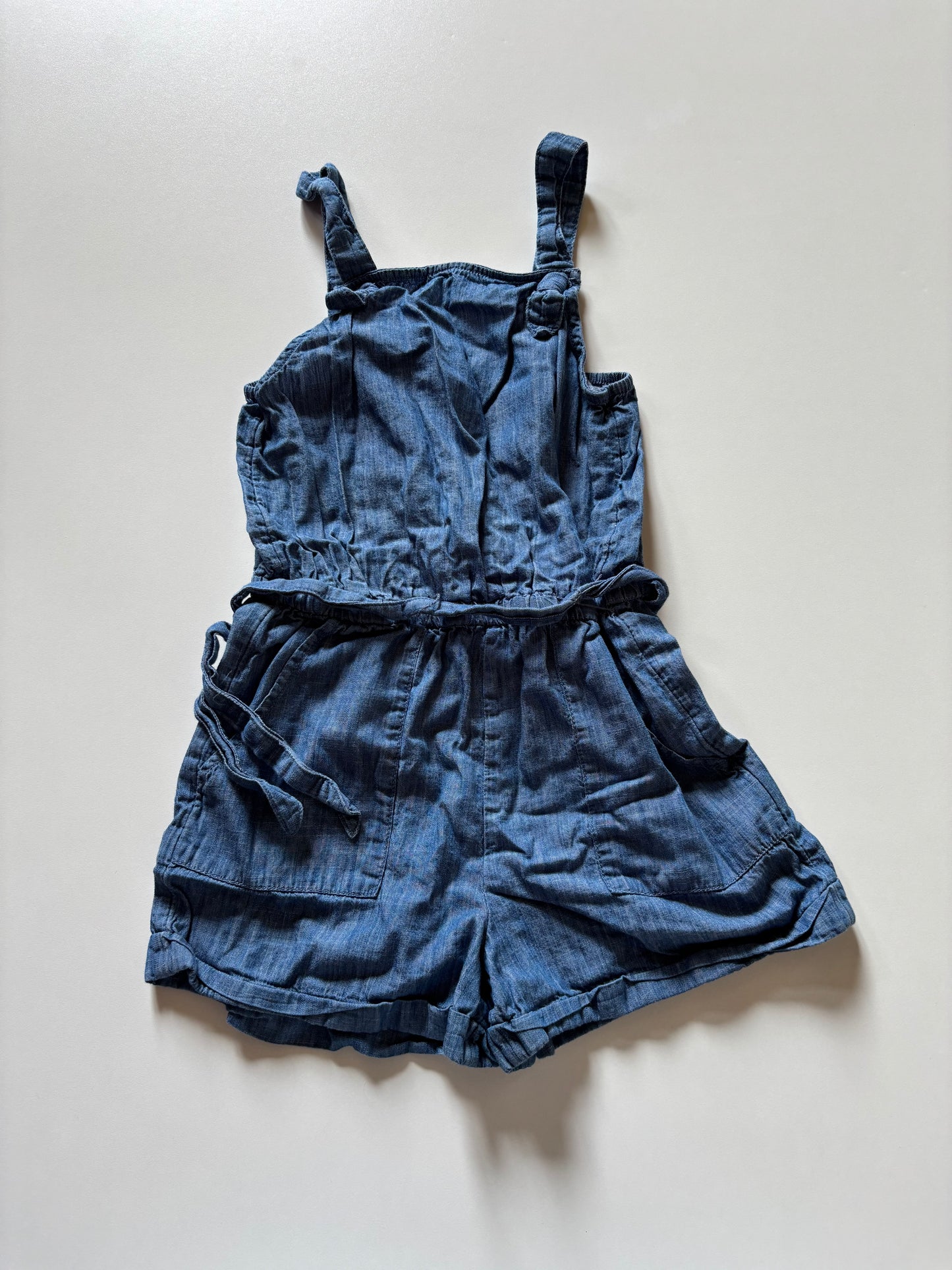 Dark Chambray Romper