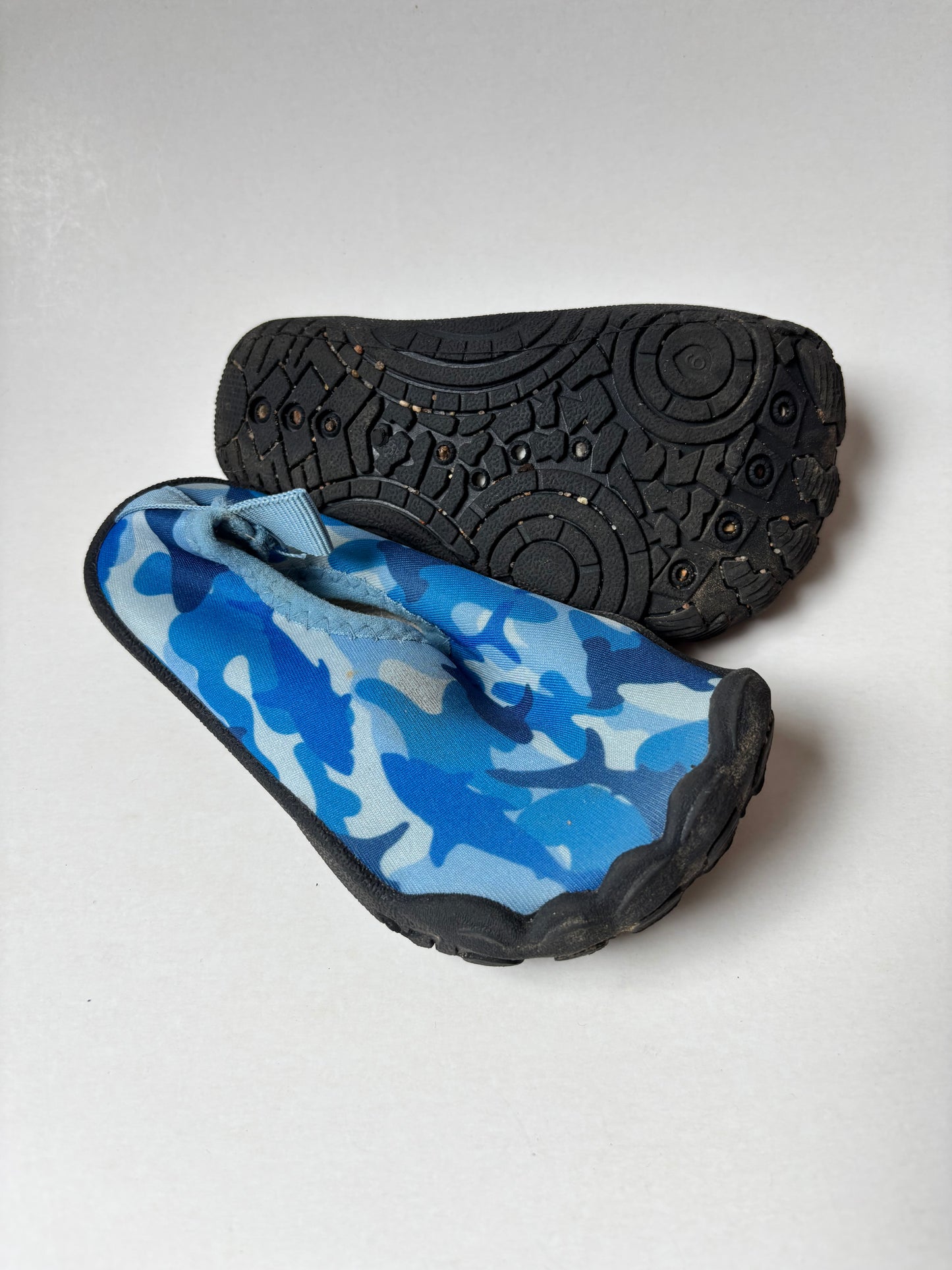Blue Camo Water Shoes