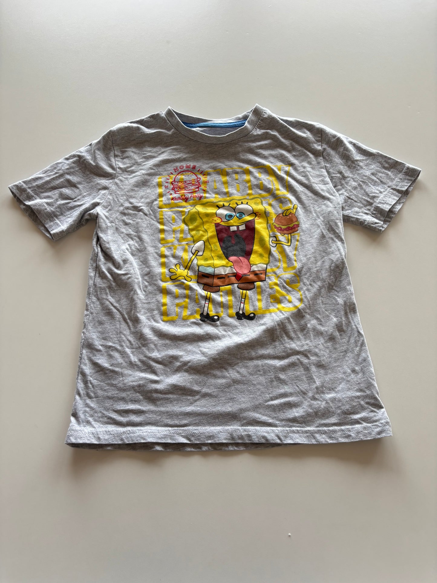 Grey Spongebob Tee