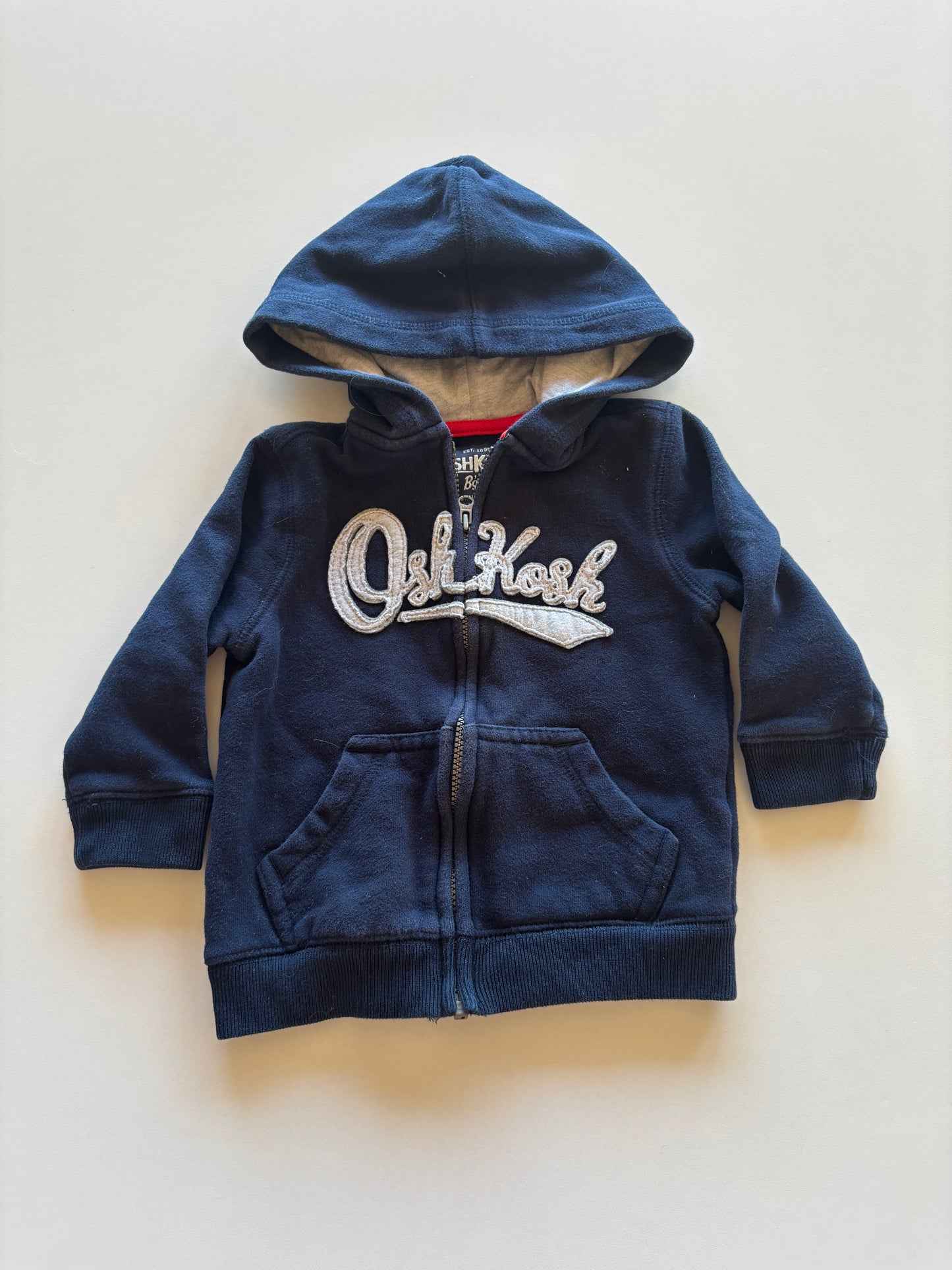 Navy OshKosh Zip Up Hoodie