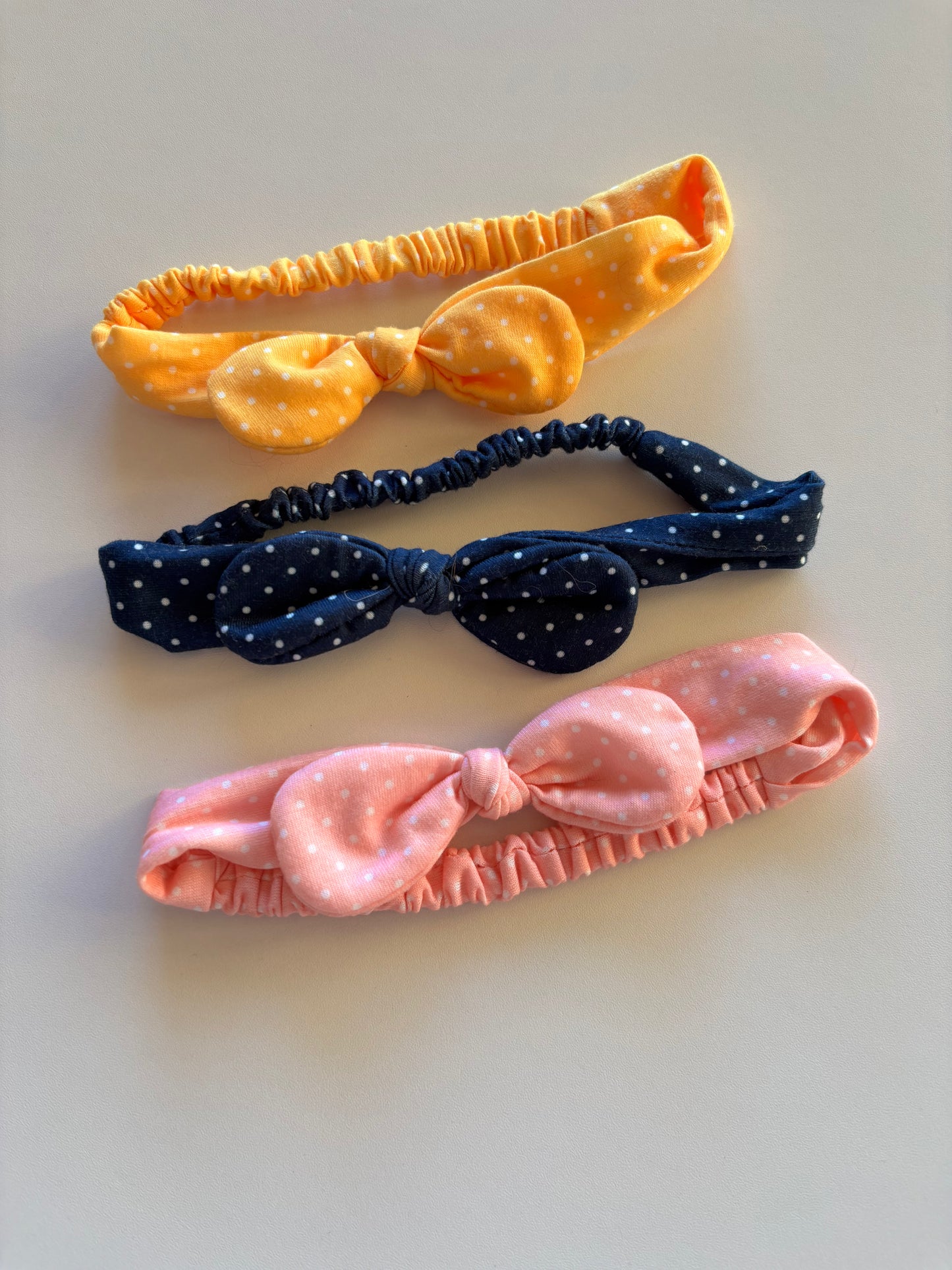 3 Polka Dot Bows