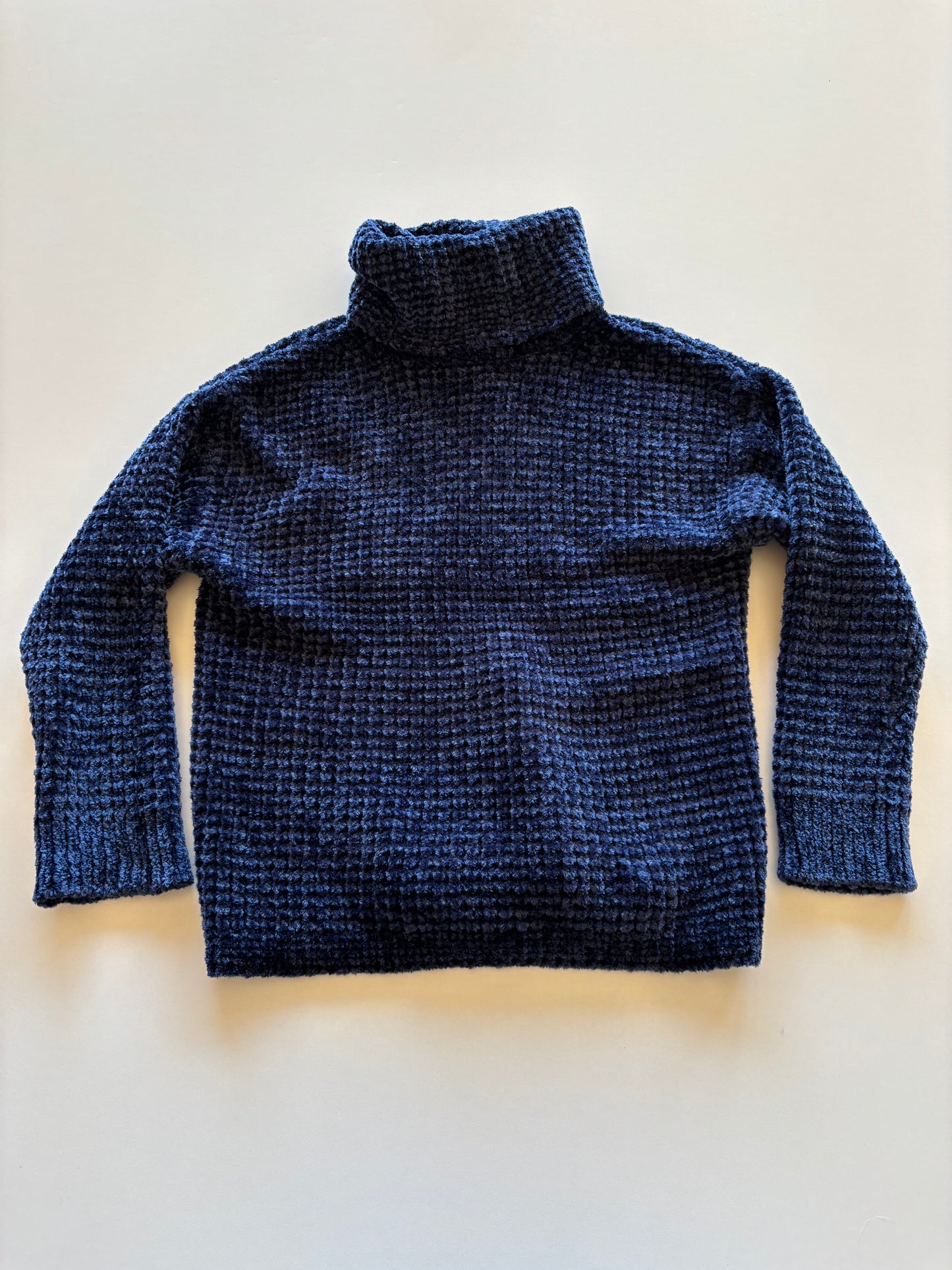 Cozy Navy Knit Sweater