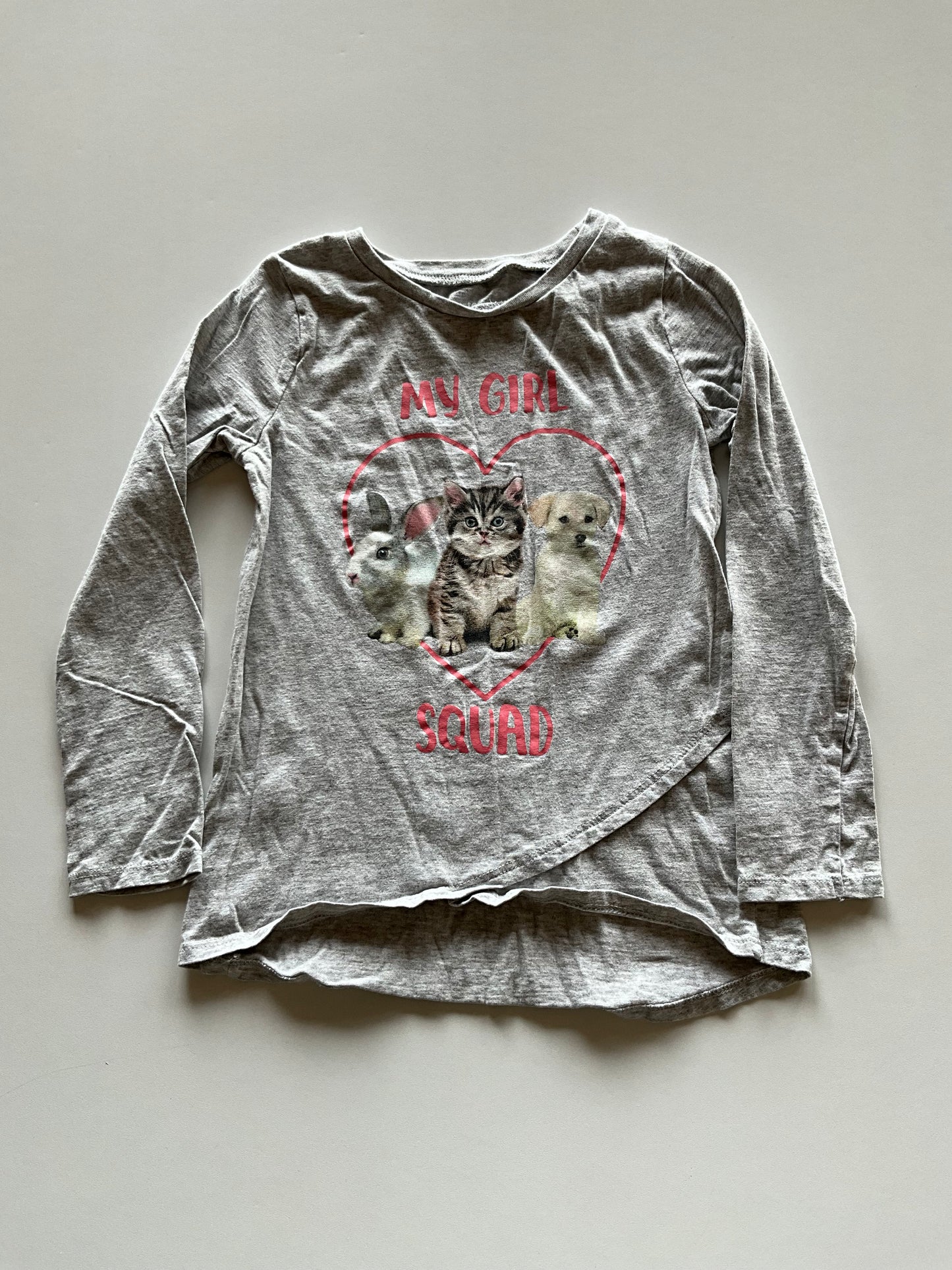 Grey Animal Girl Squad Shirt