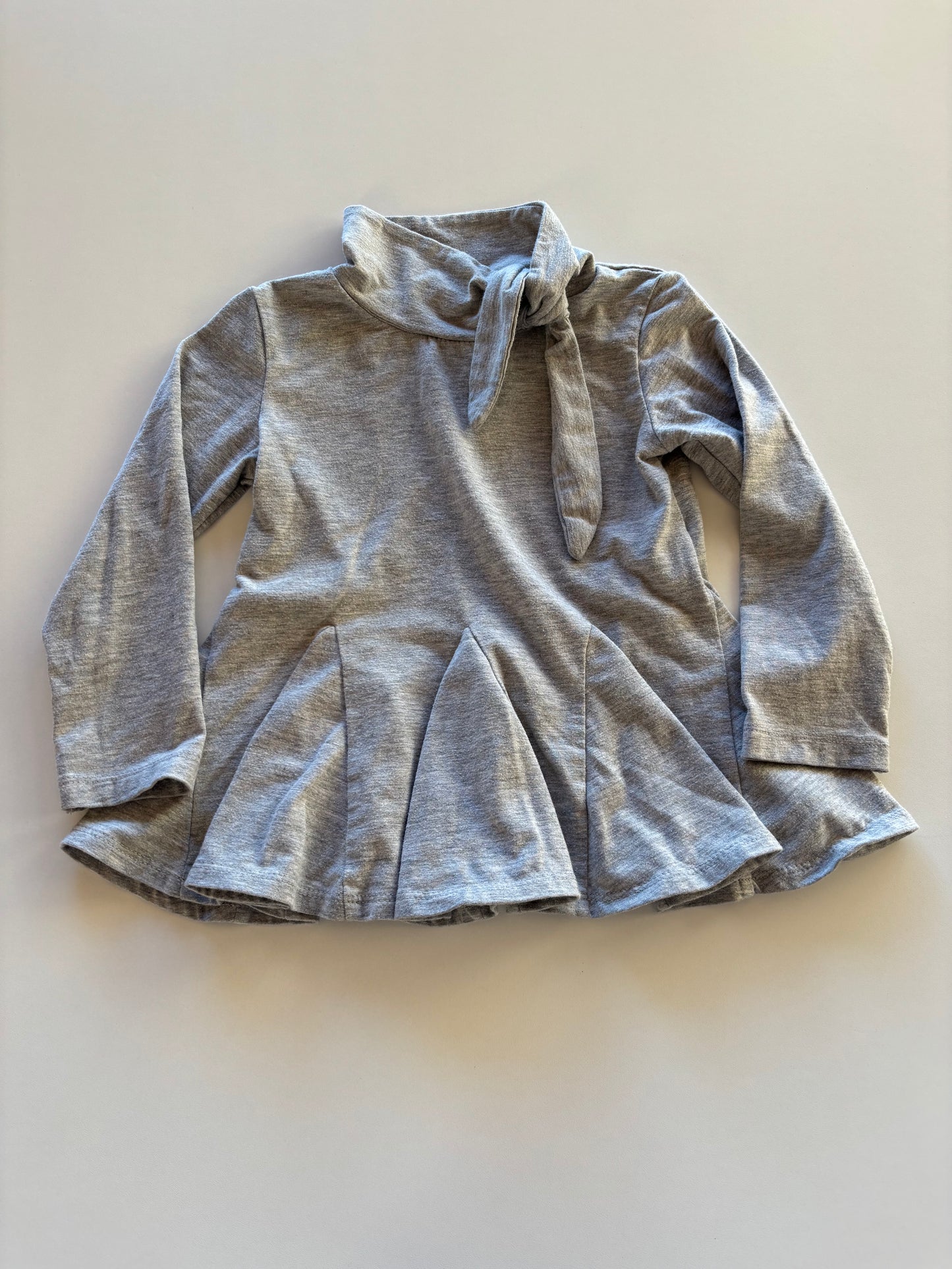 Grey High Neck Tunic