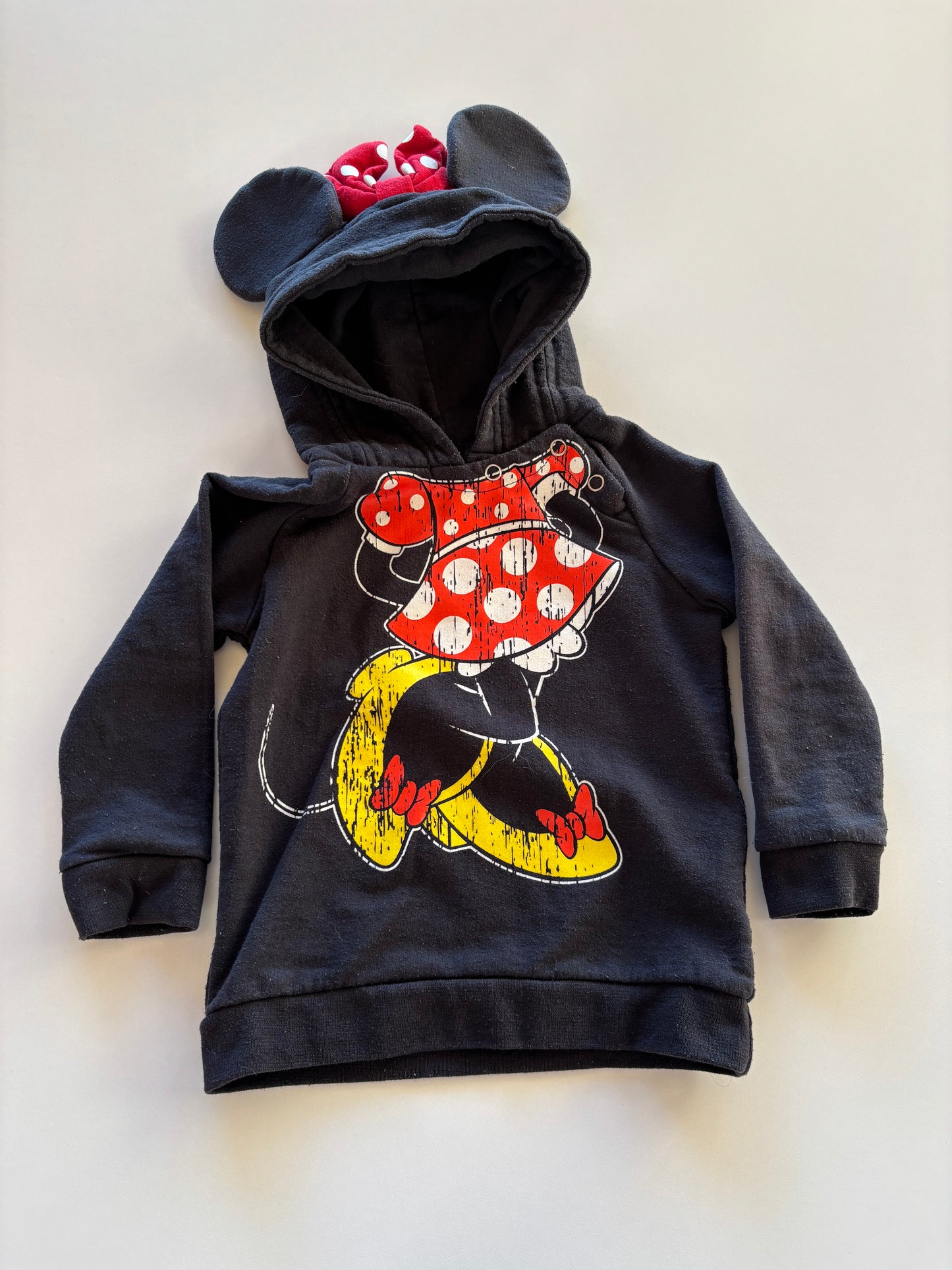 Black Minnie Mouse Hoodie