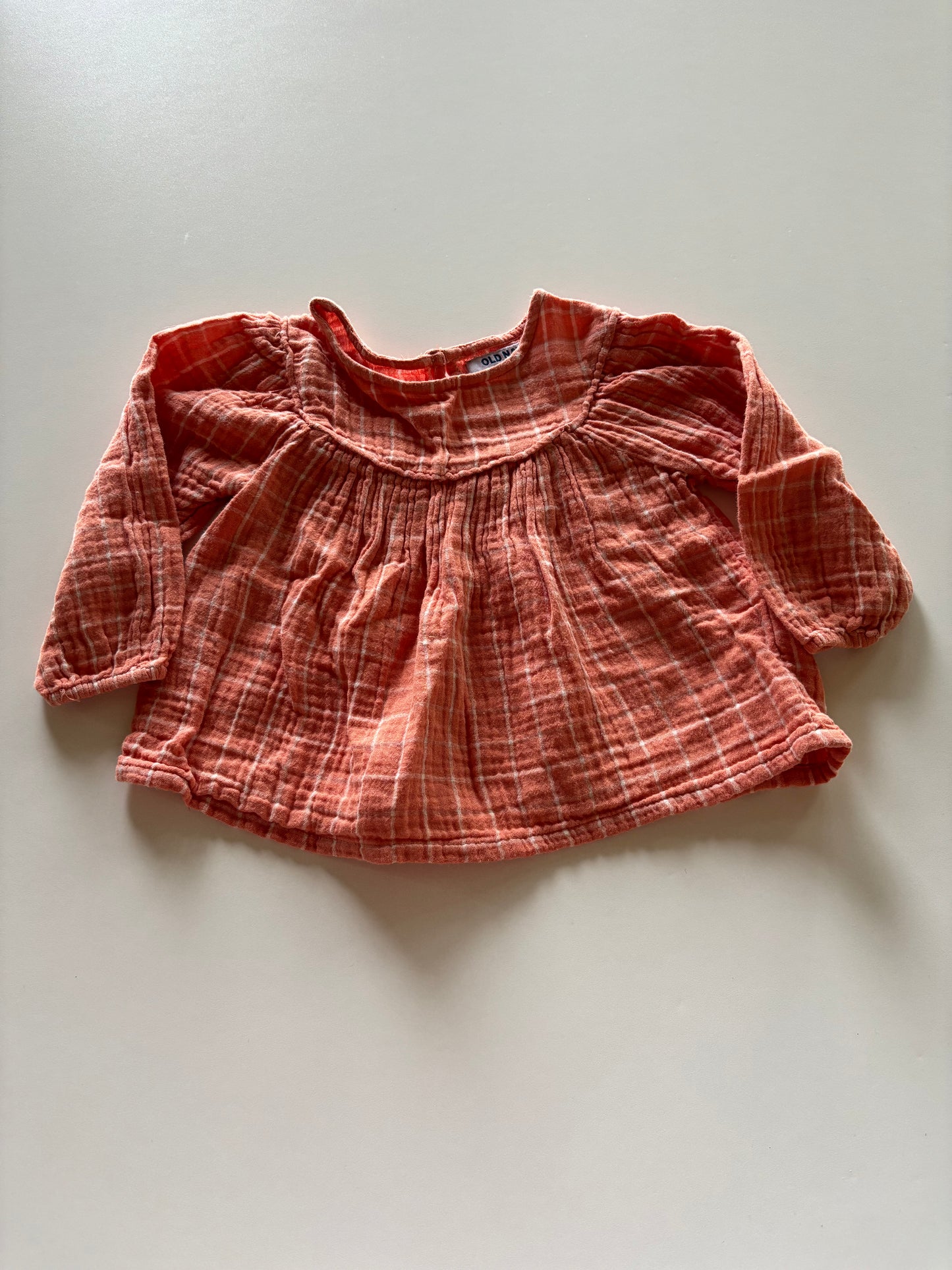 Orange Plaid Tunic