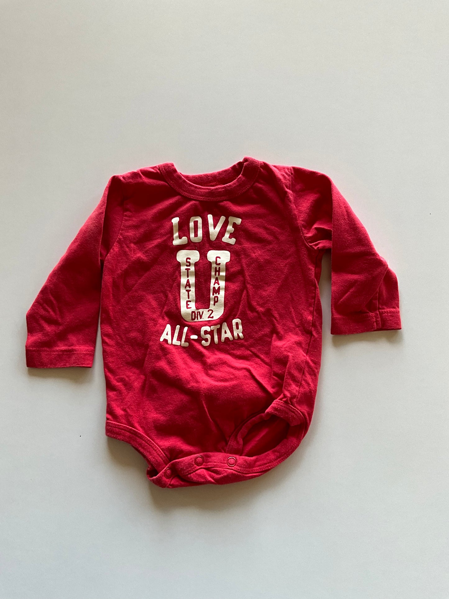 Red Love Onesie