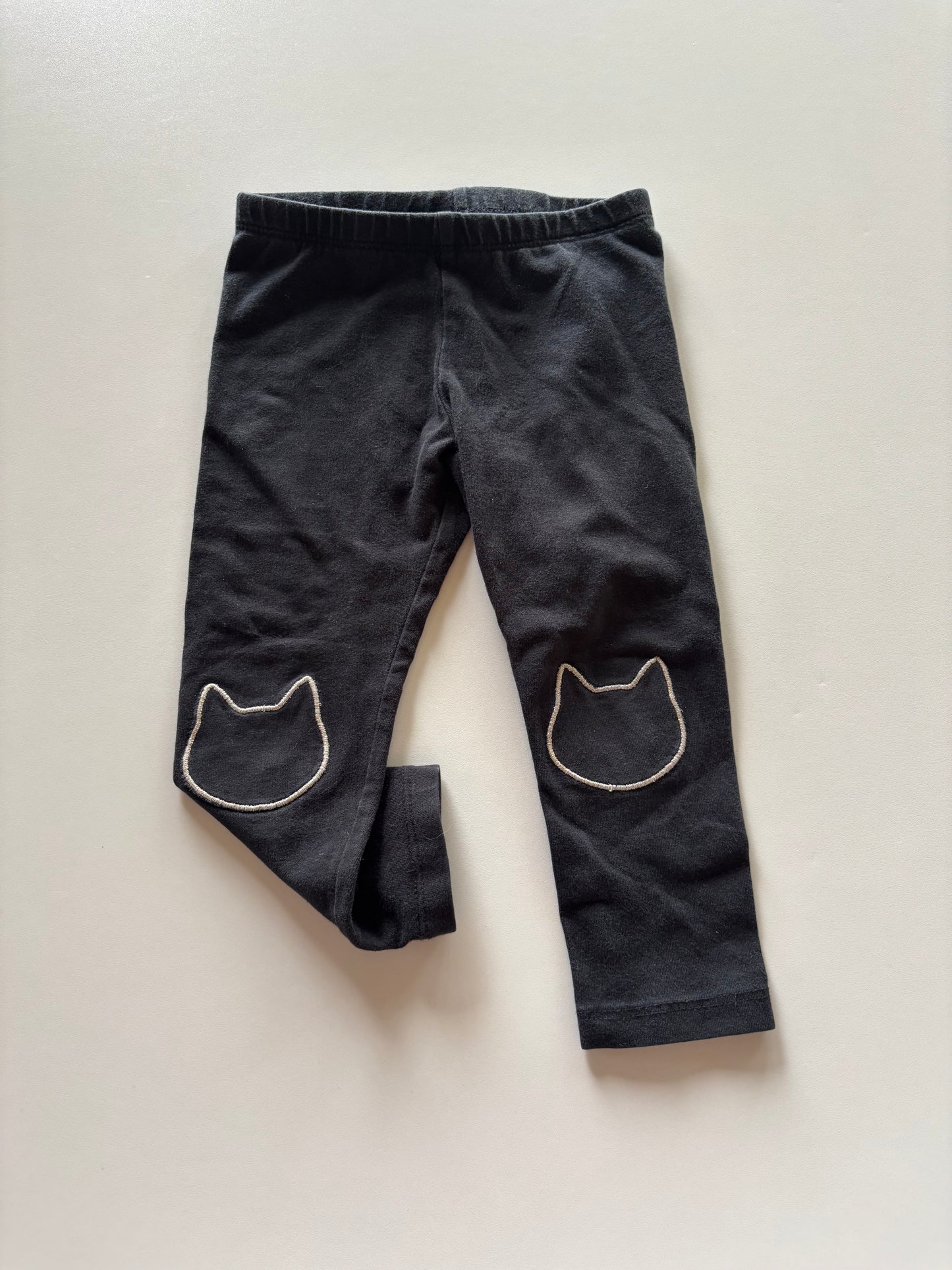 Black Cat Face Leggings