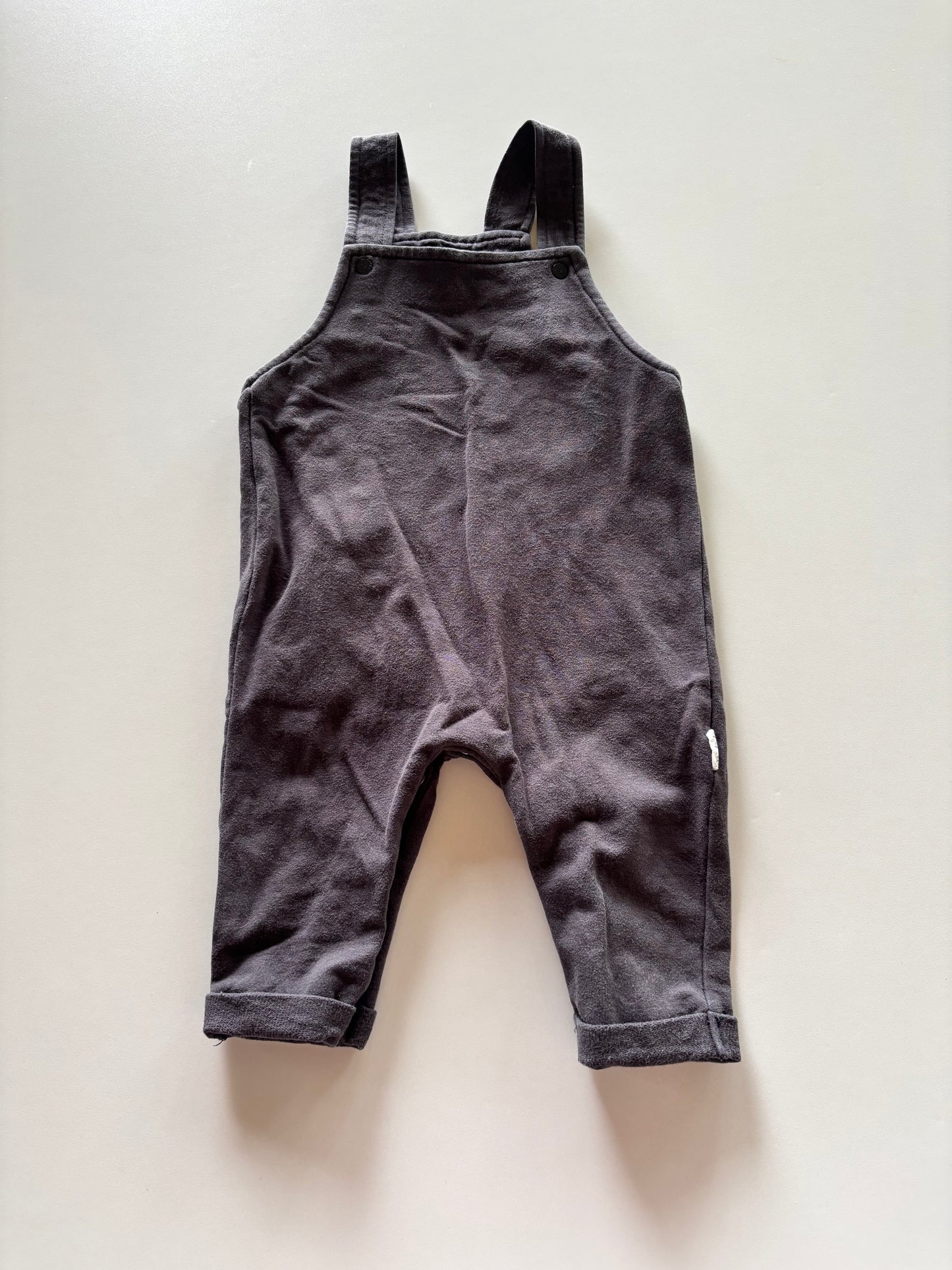 Grey Overall Romper