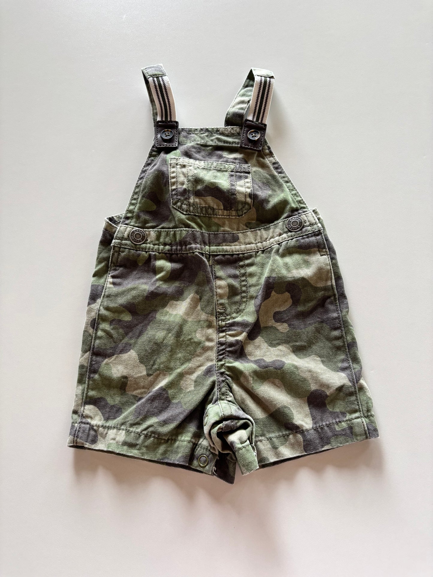 Camo Overall Shorts