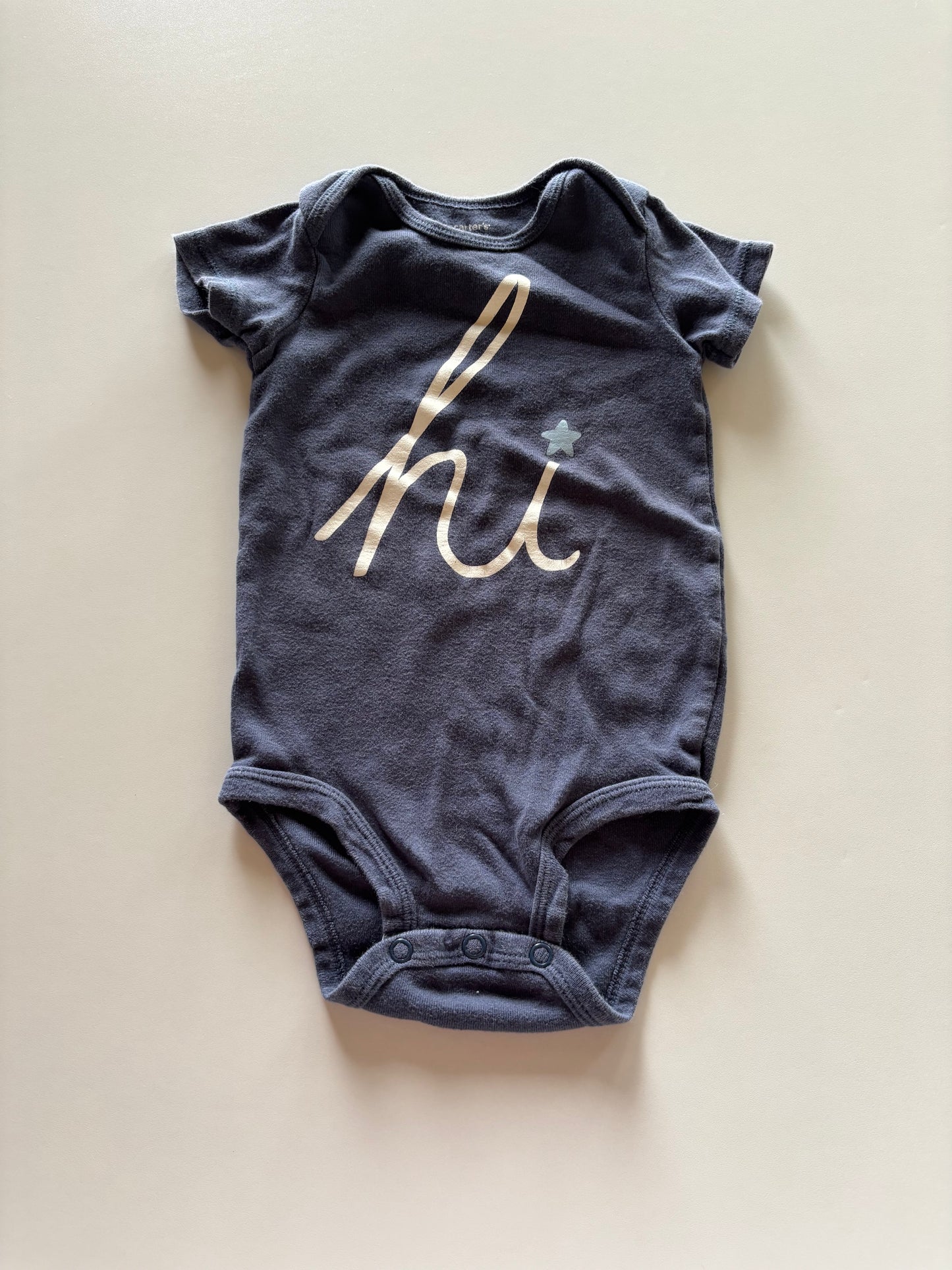 Blue Hi Onesie