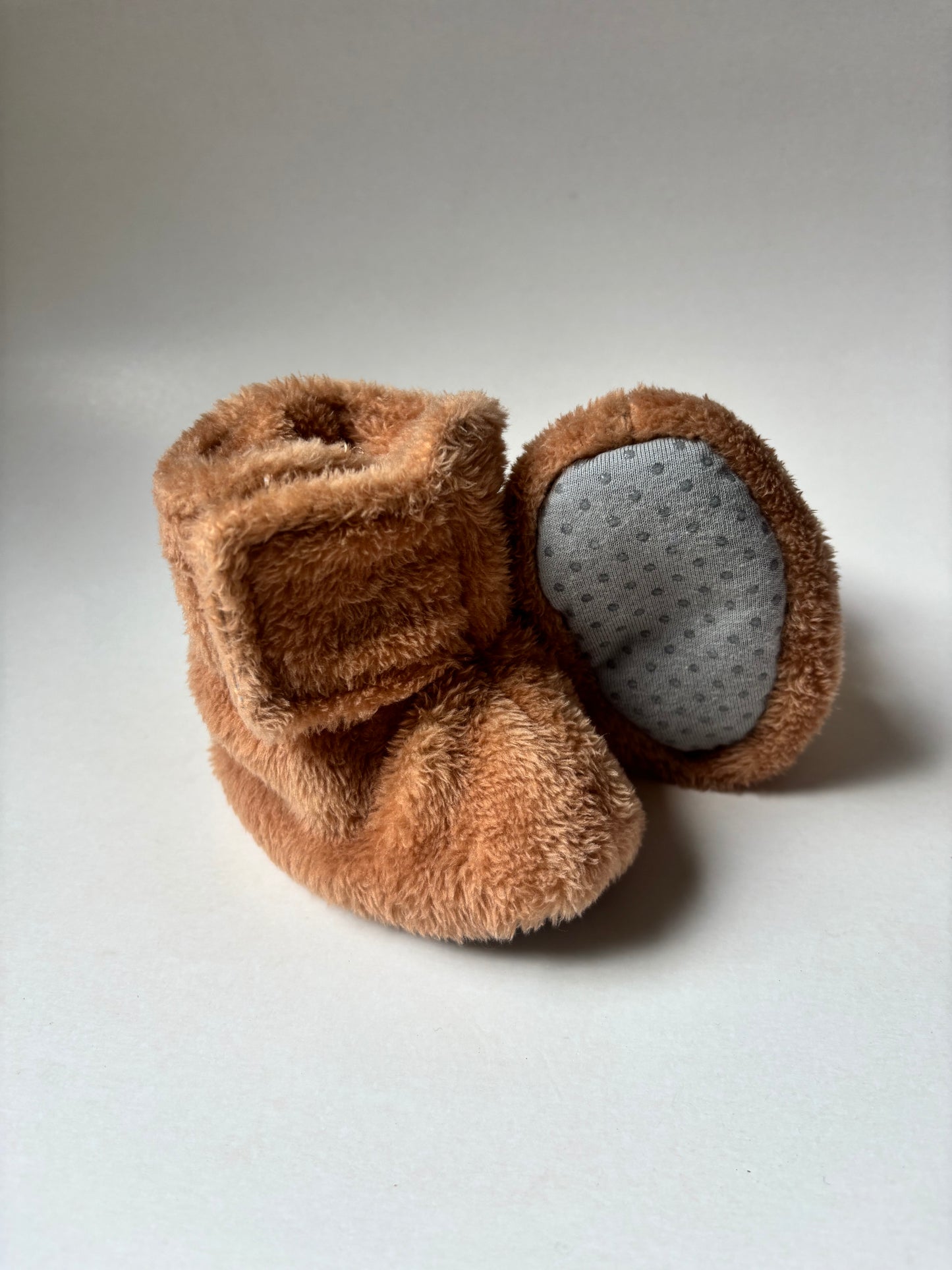 Fuzzy Brown Boots