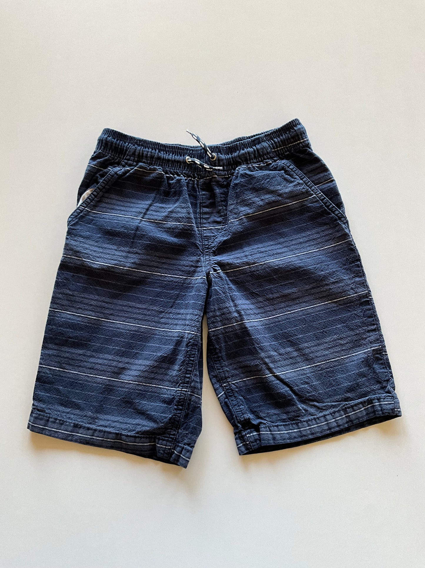 Blue Striped Shorts
