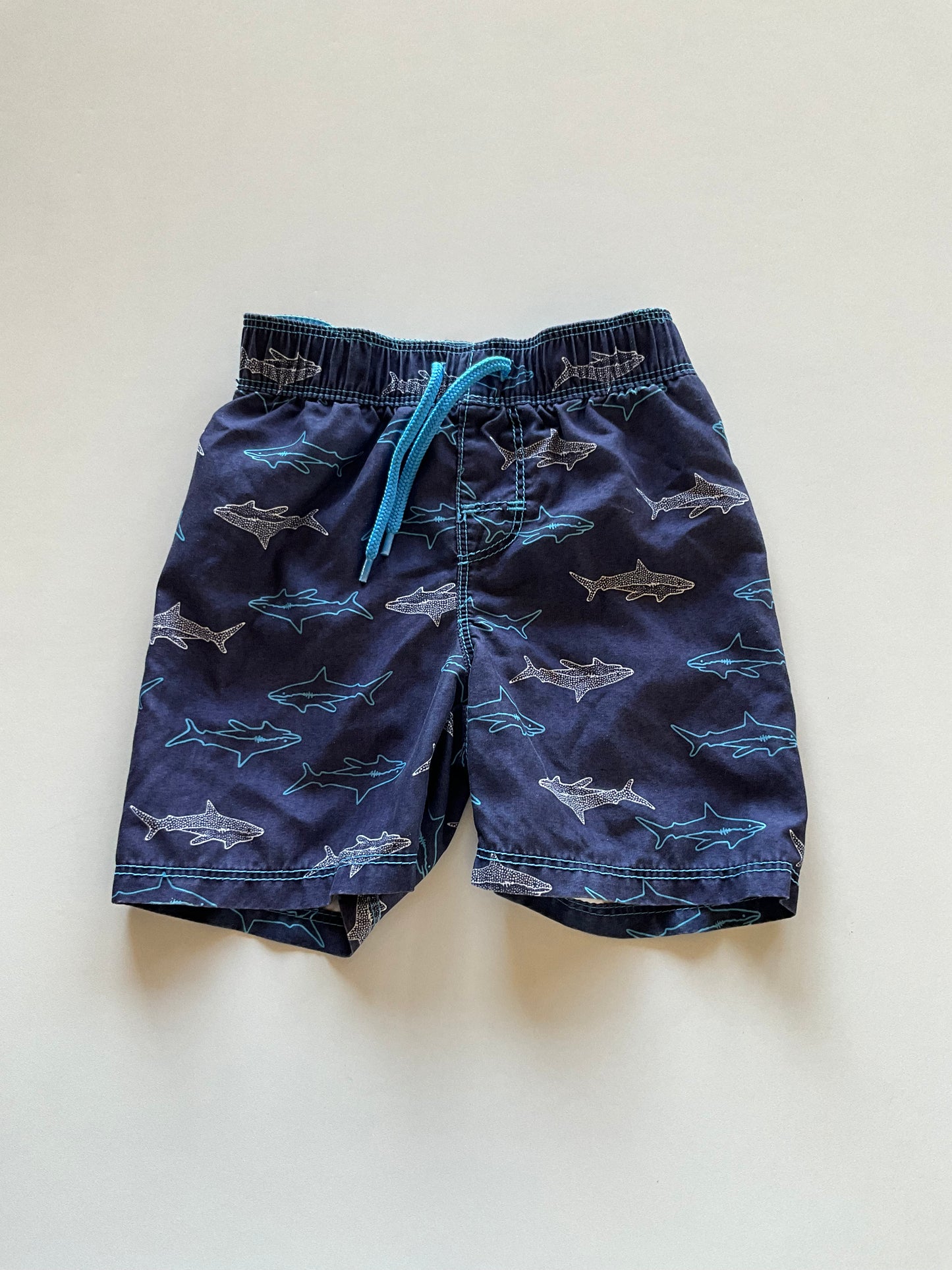 Blue Shark Swim Trunks