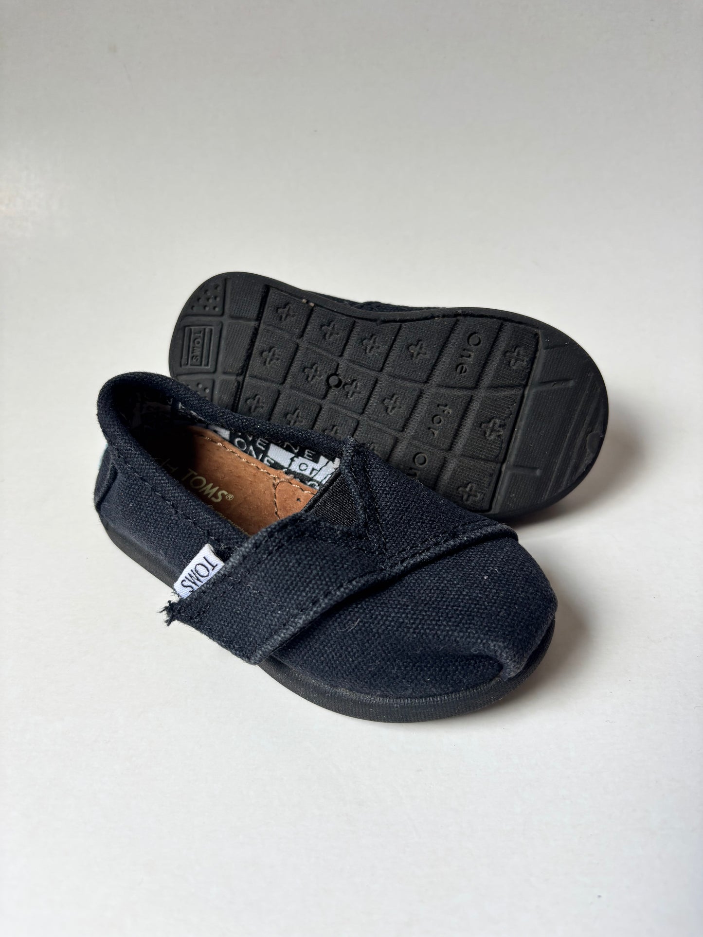 Black Baby Toms Shoes