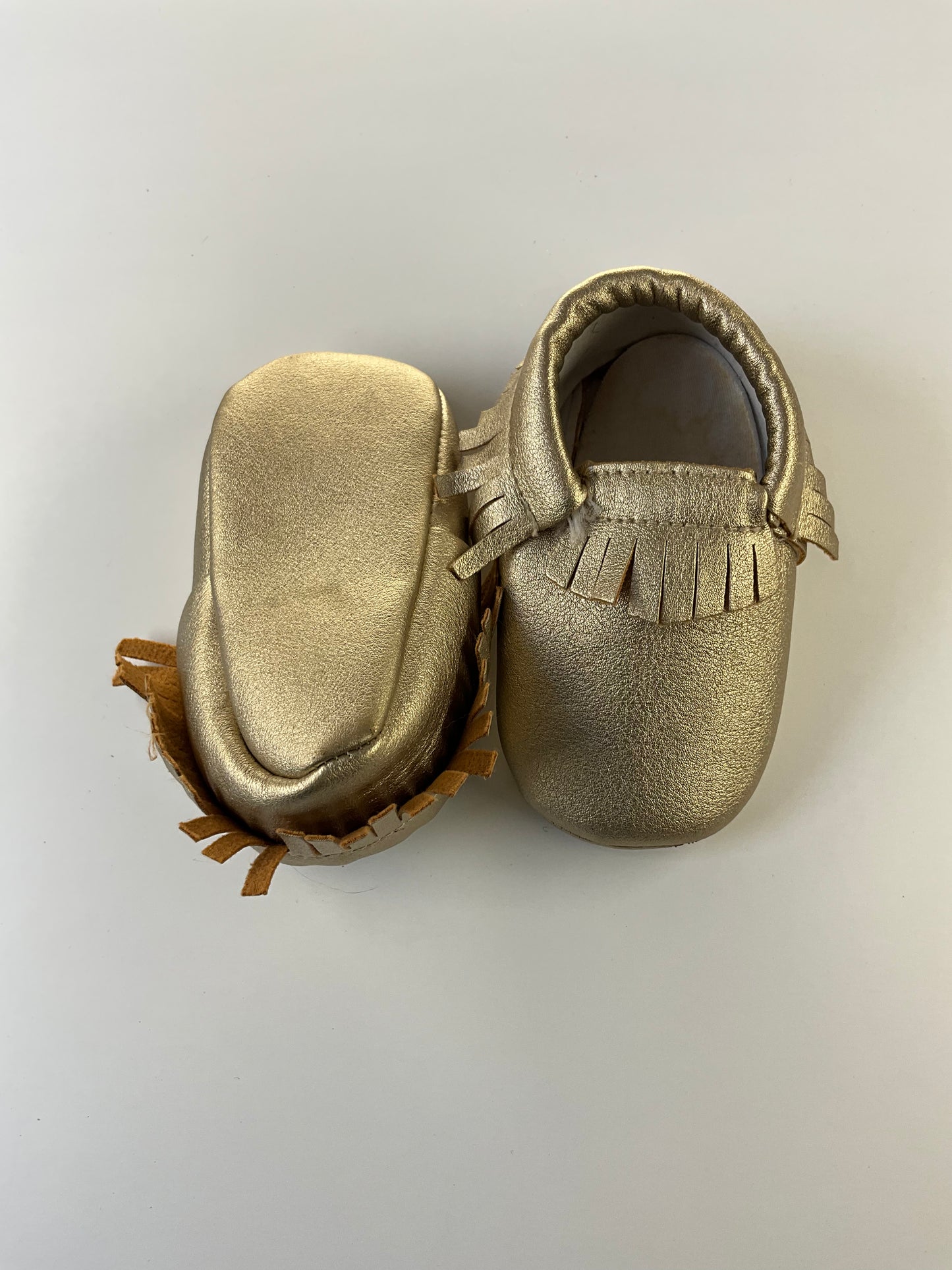 Gold Tassel Slippers 5" Sole